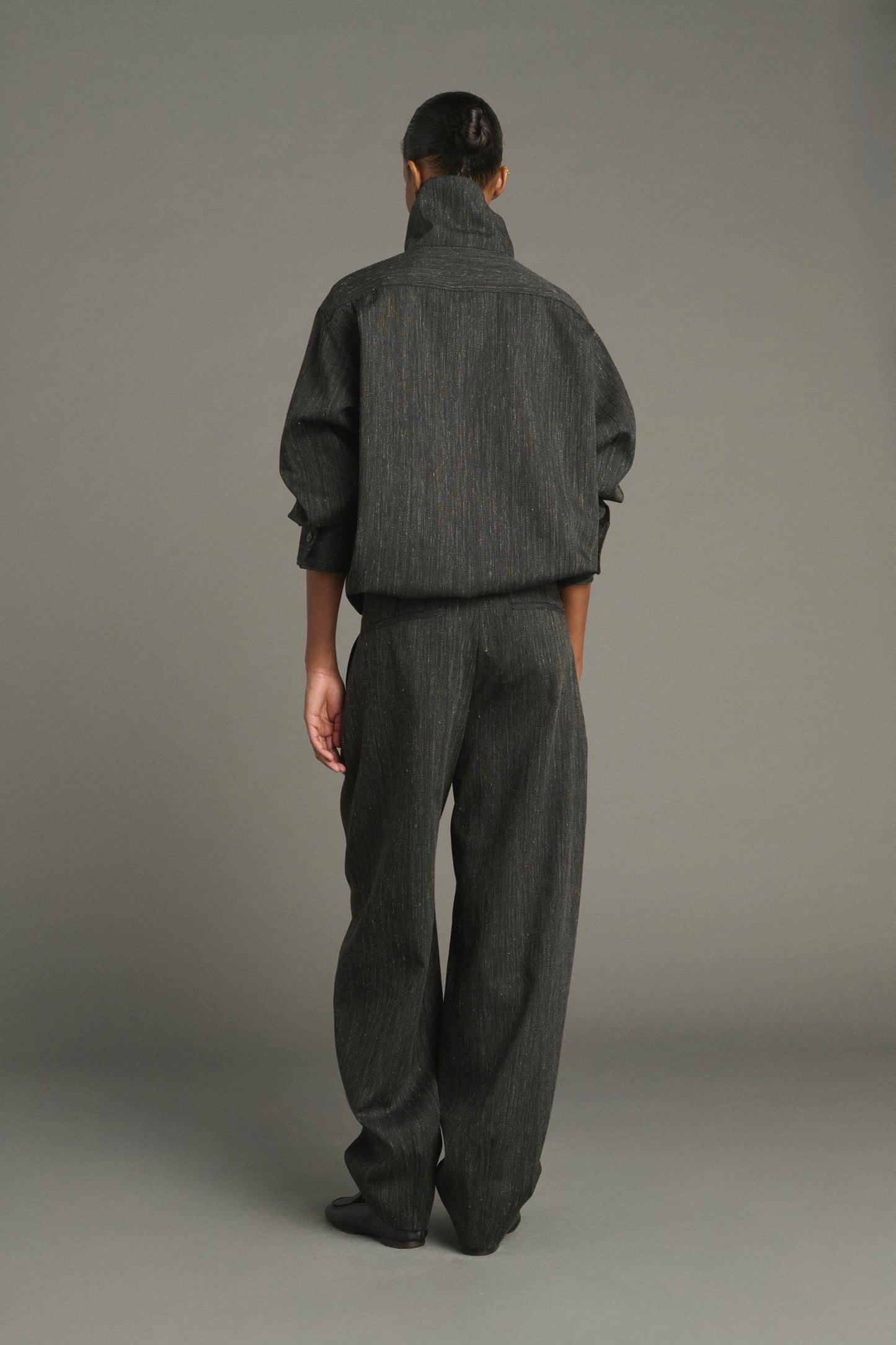 Camisa Lutece - Gris Antracita - Lana - Mujer