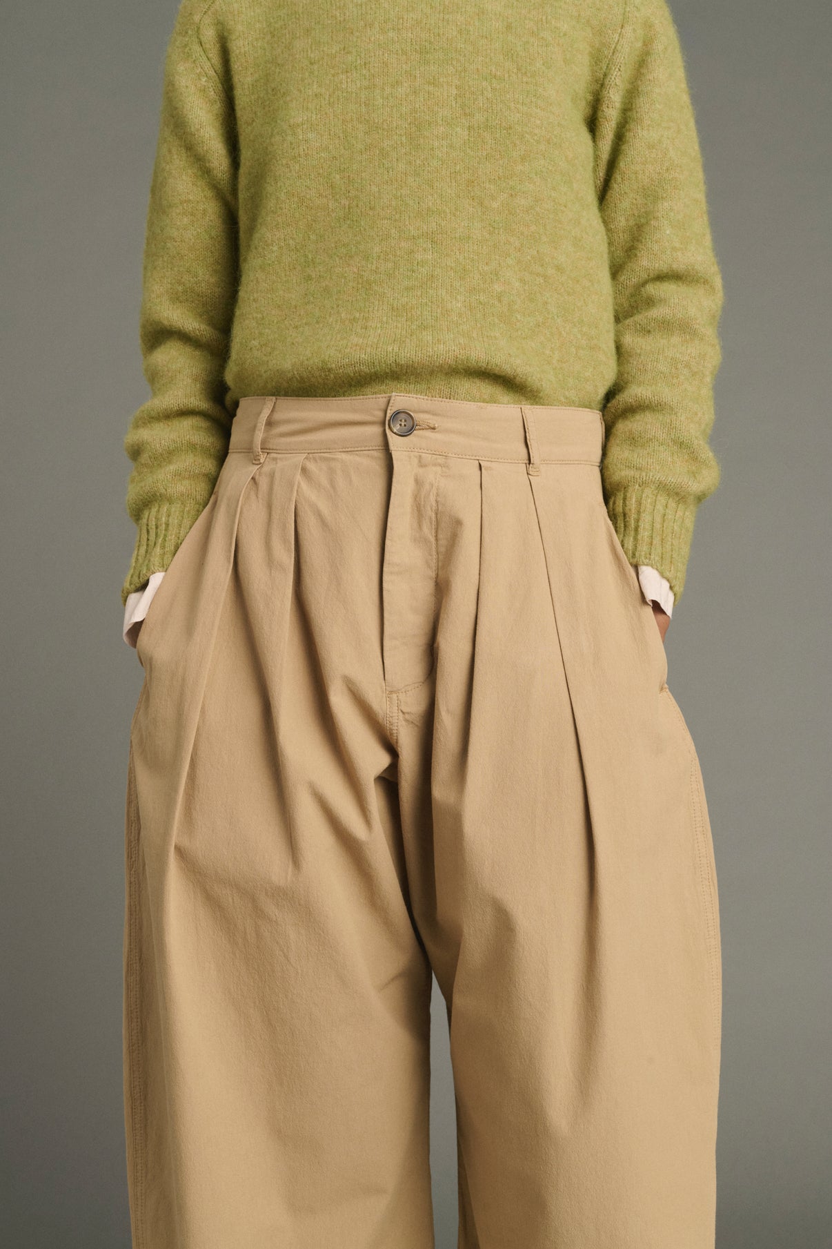 Pantalón Lambert - Beige - Algodón - Mujer vue 4