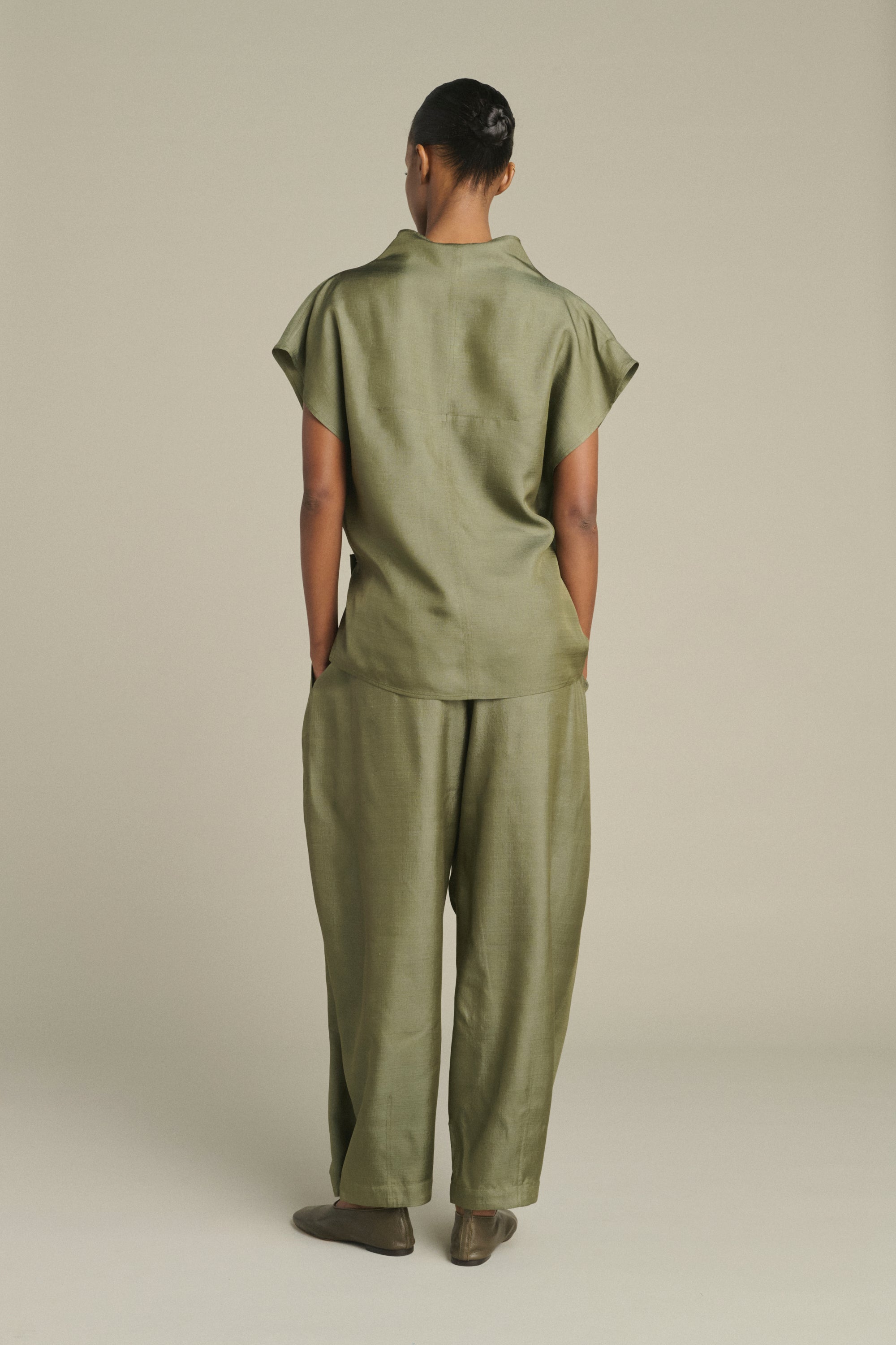 Trousers VERNON Sage Green