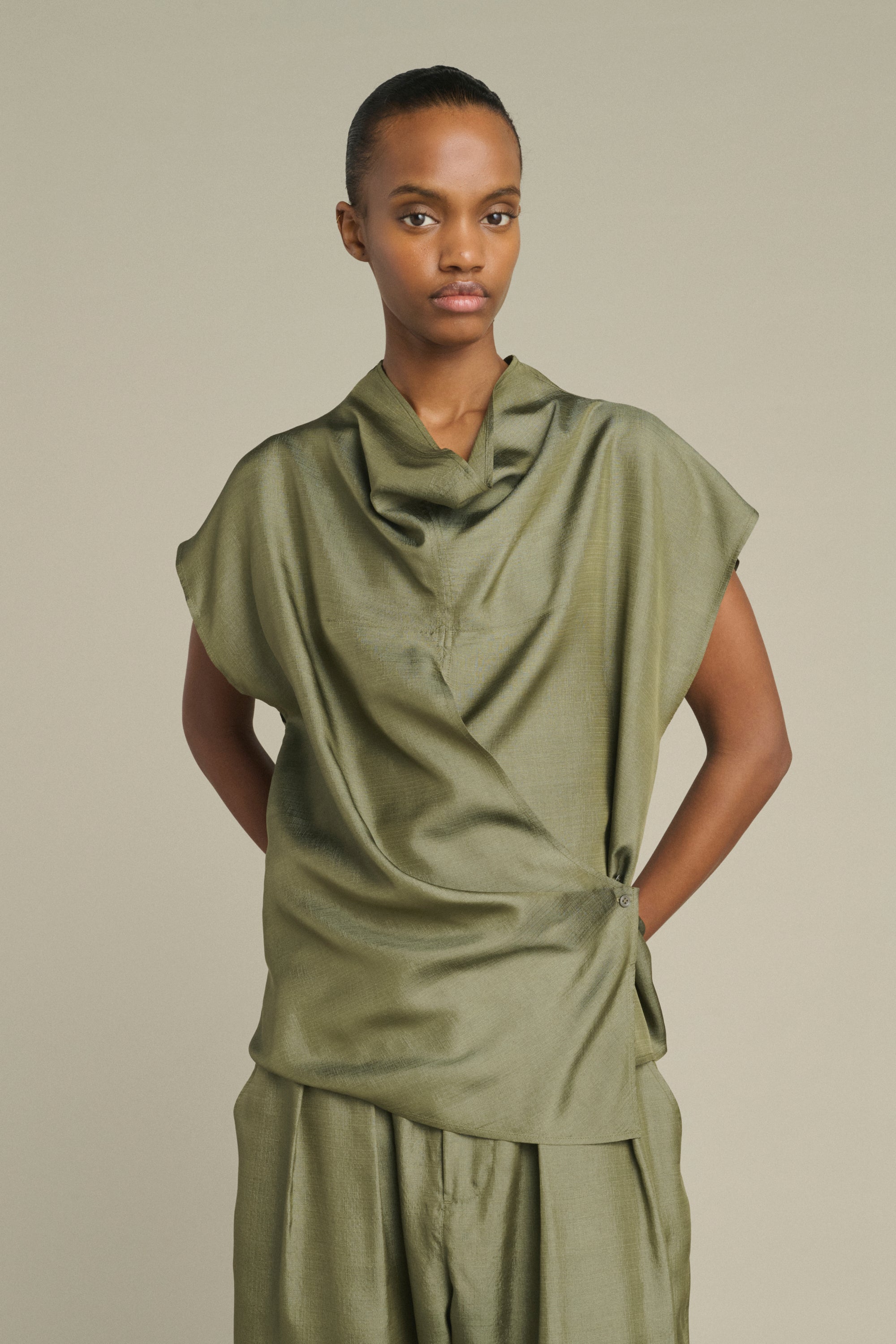 Blouse KORA Sage Green
