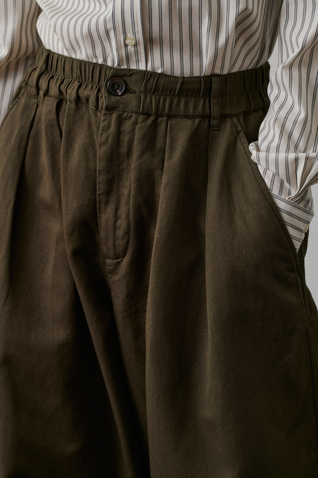 Pantalon Vernon - Kaki - Lin - Femme