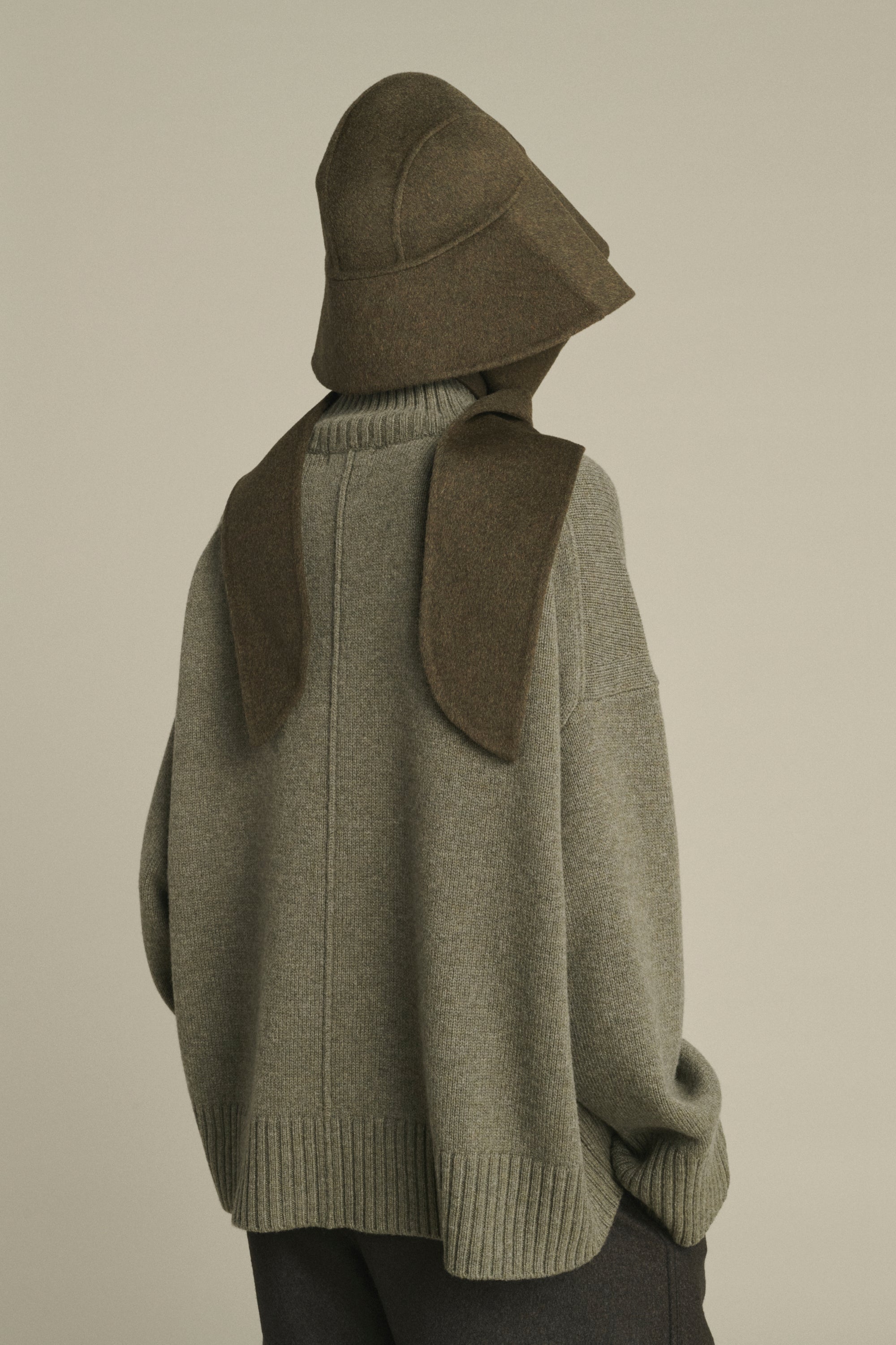 Hat FARON Khaki Heathered