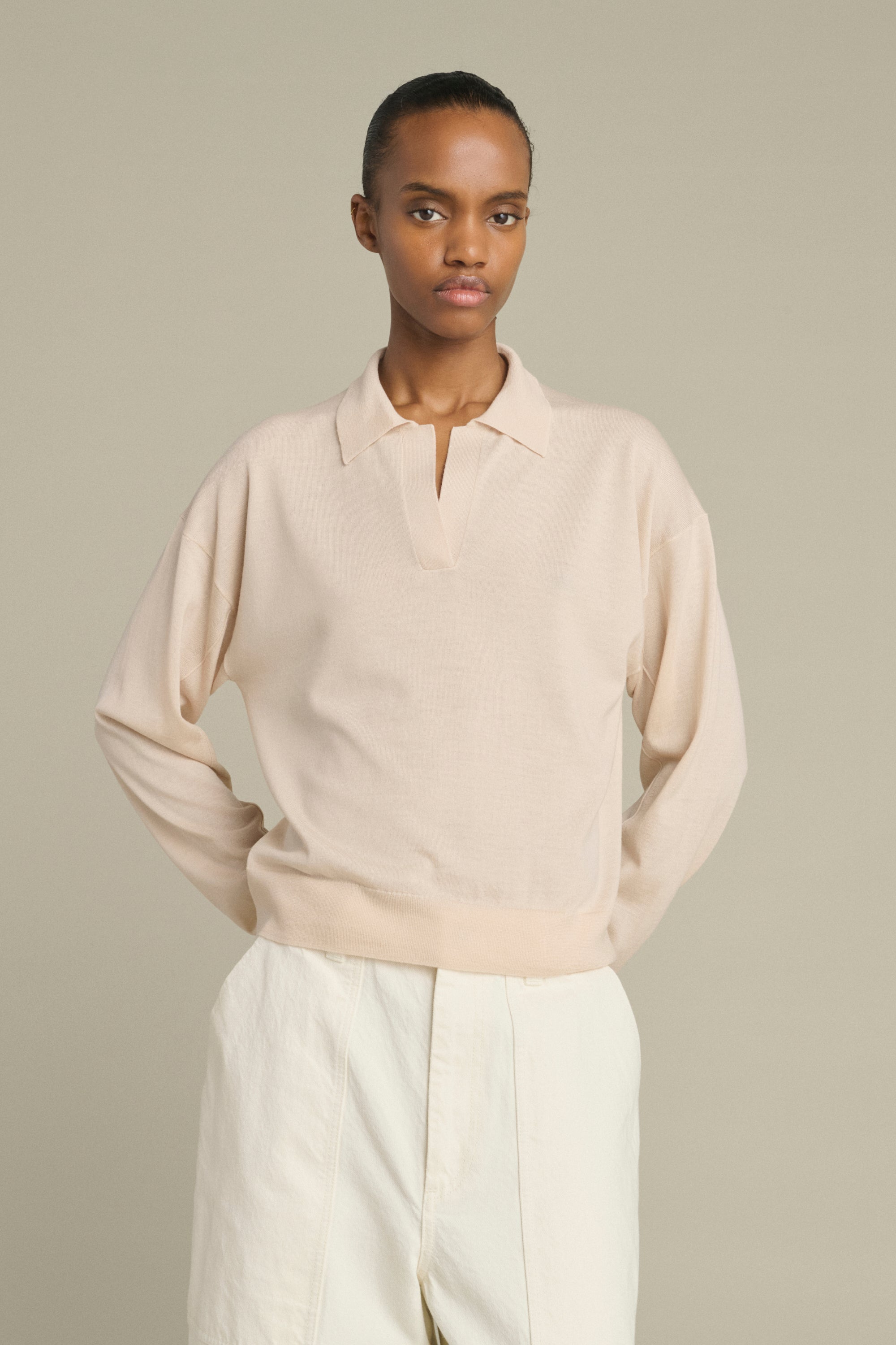 PULL FLEMING ROSE POUDRÉ