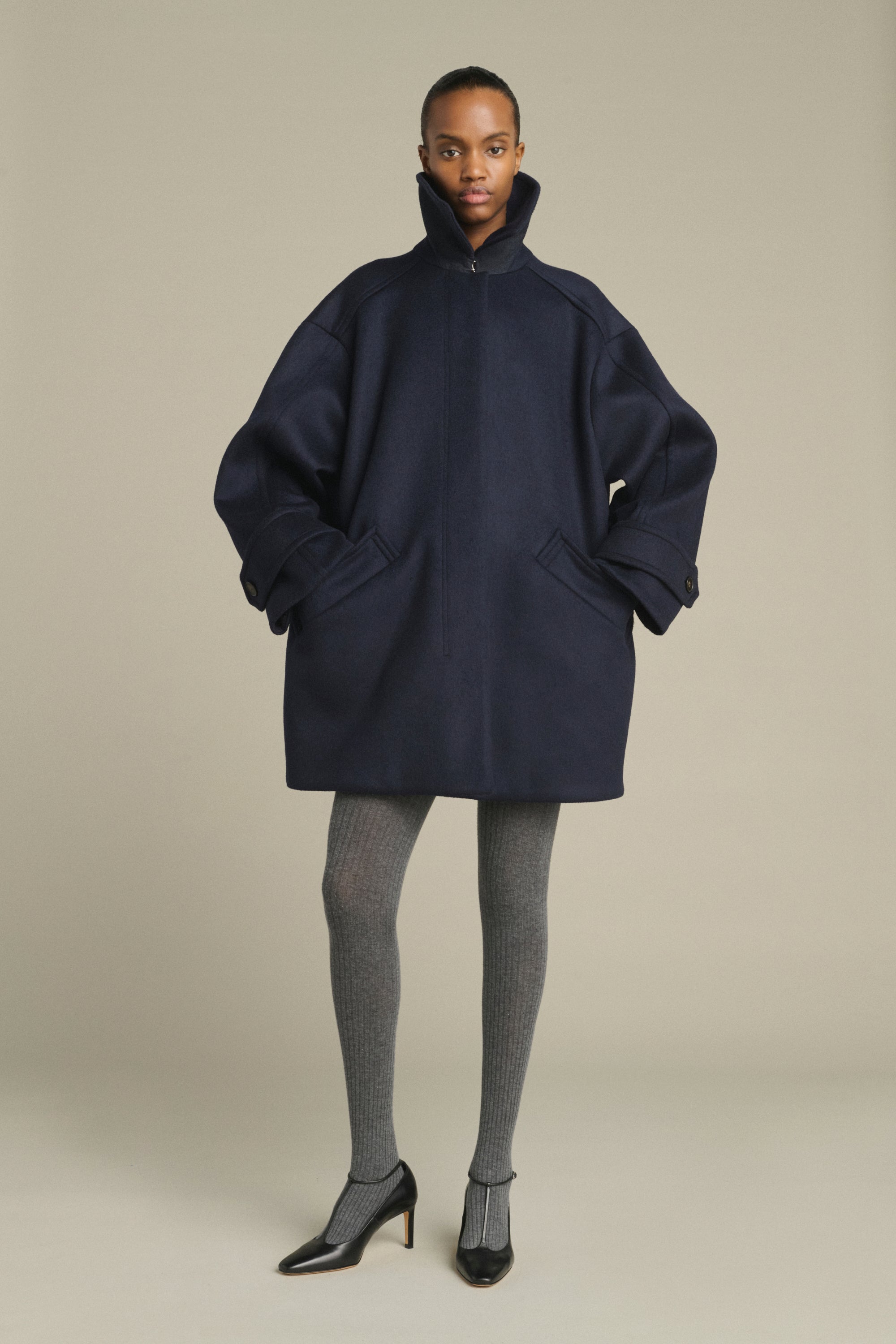 Coat KASPER Dark Navy