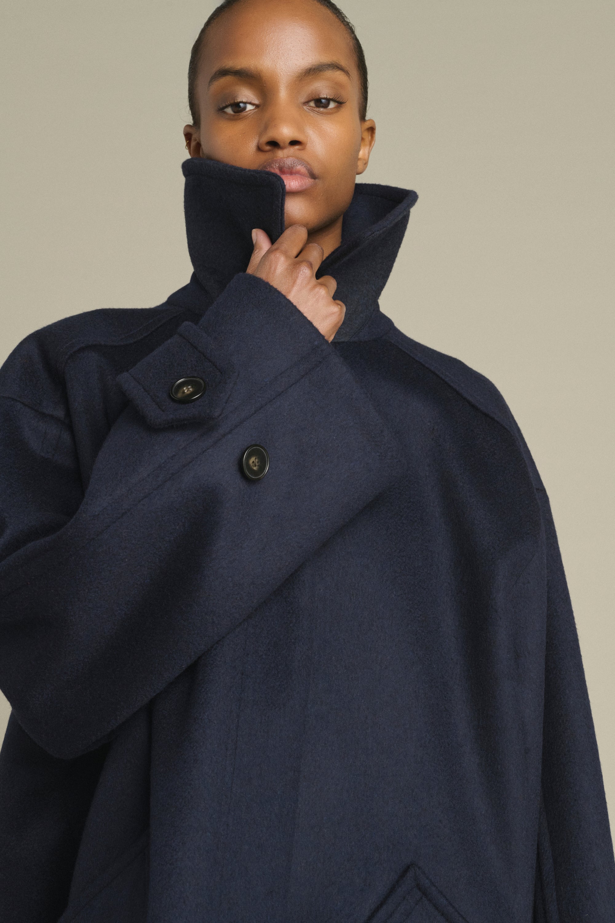 Coat KASPER Dark Navy