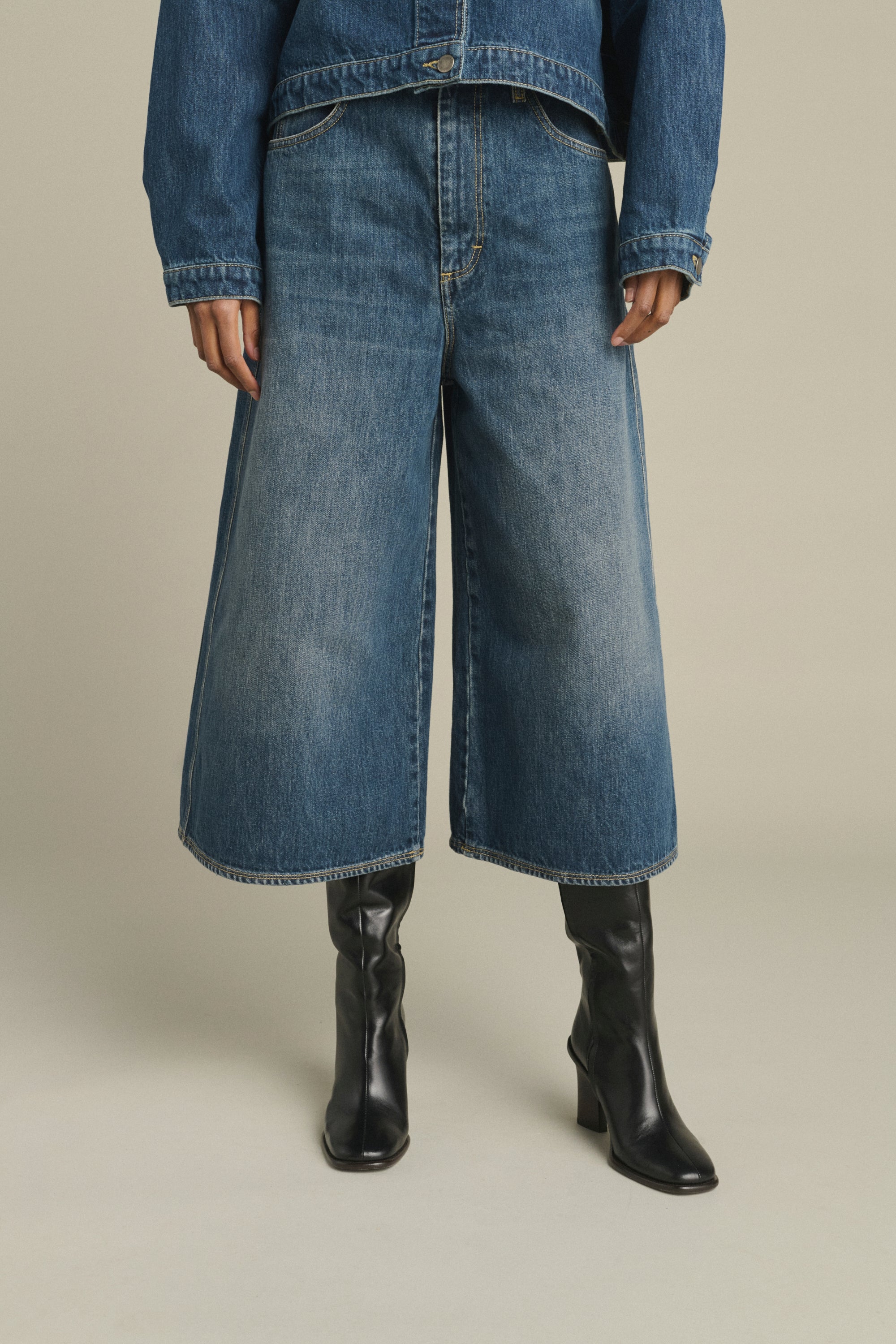 Bermuda Shorts JOYCE Denim Washed Blue