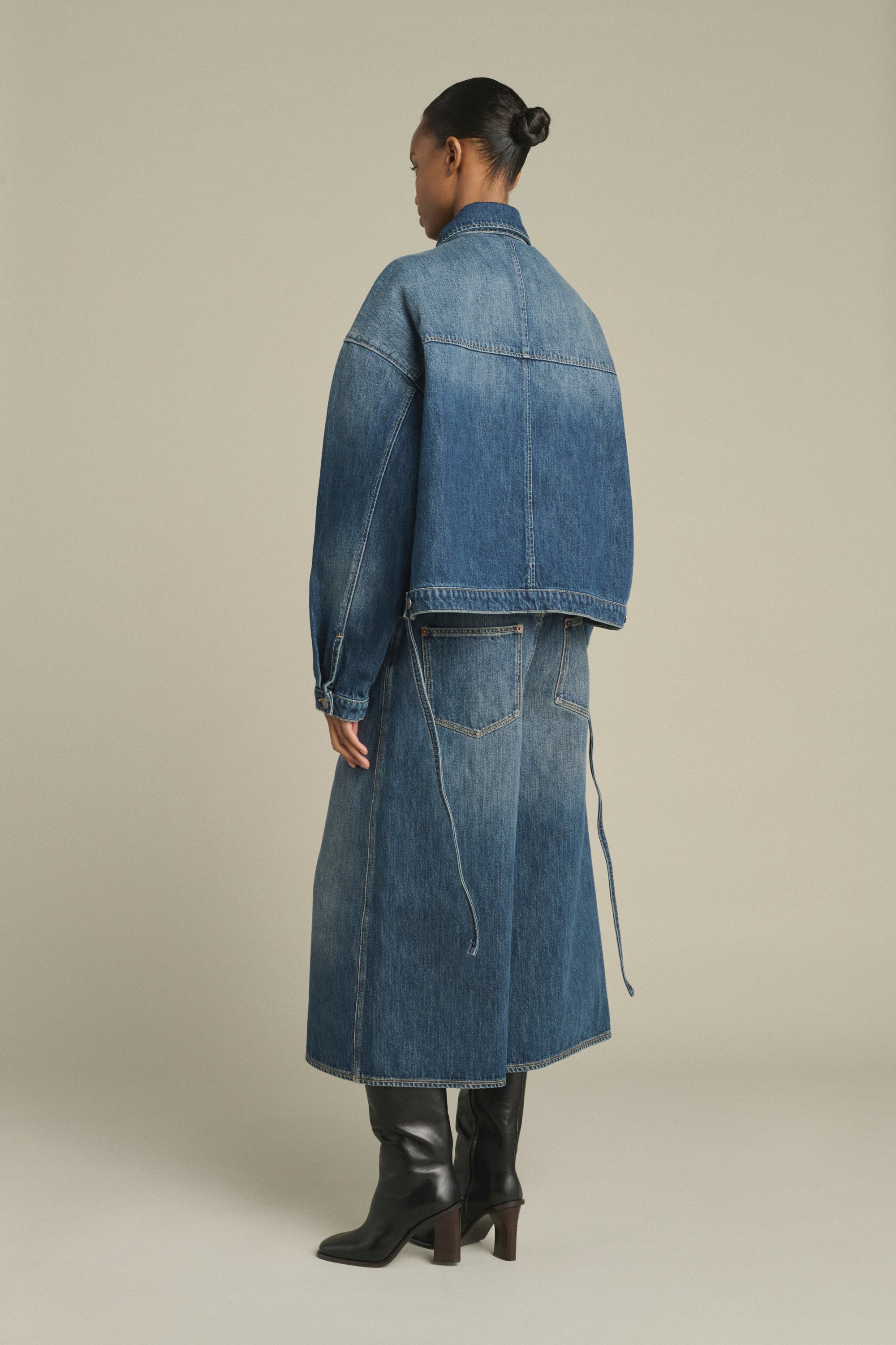 Bermuda Shorts JOYCE Denim Washed Blue