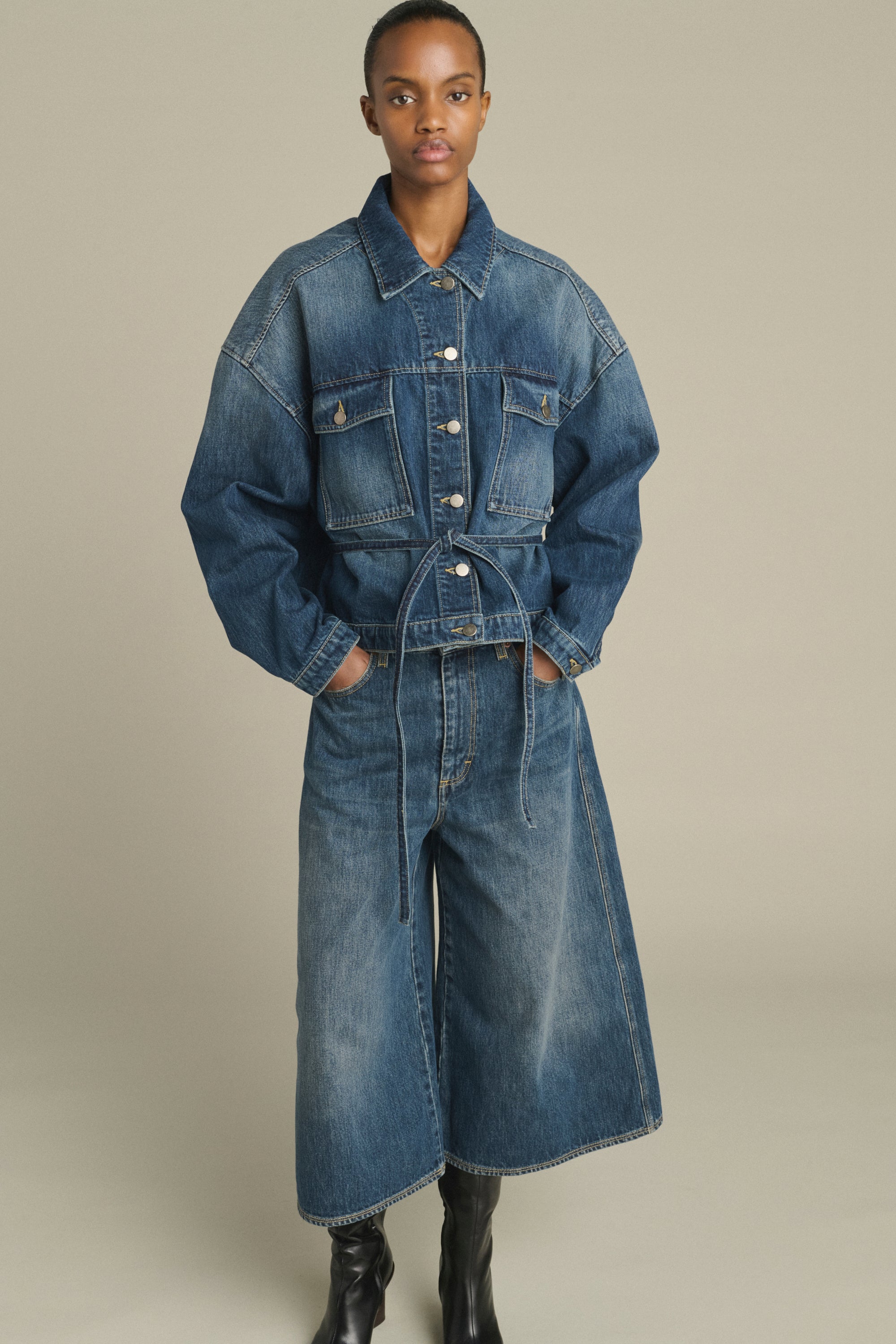 Jacket LYS Denim Washed Blue