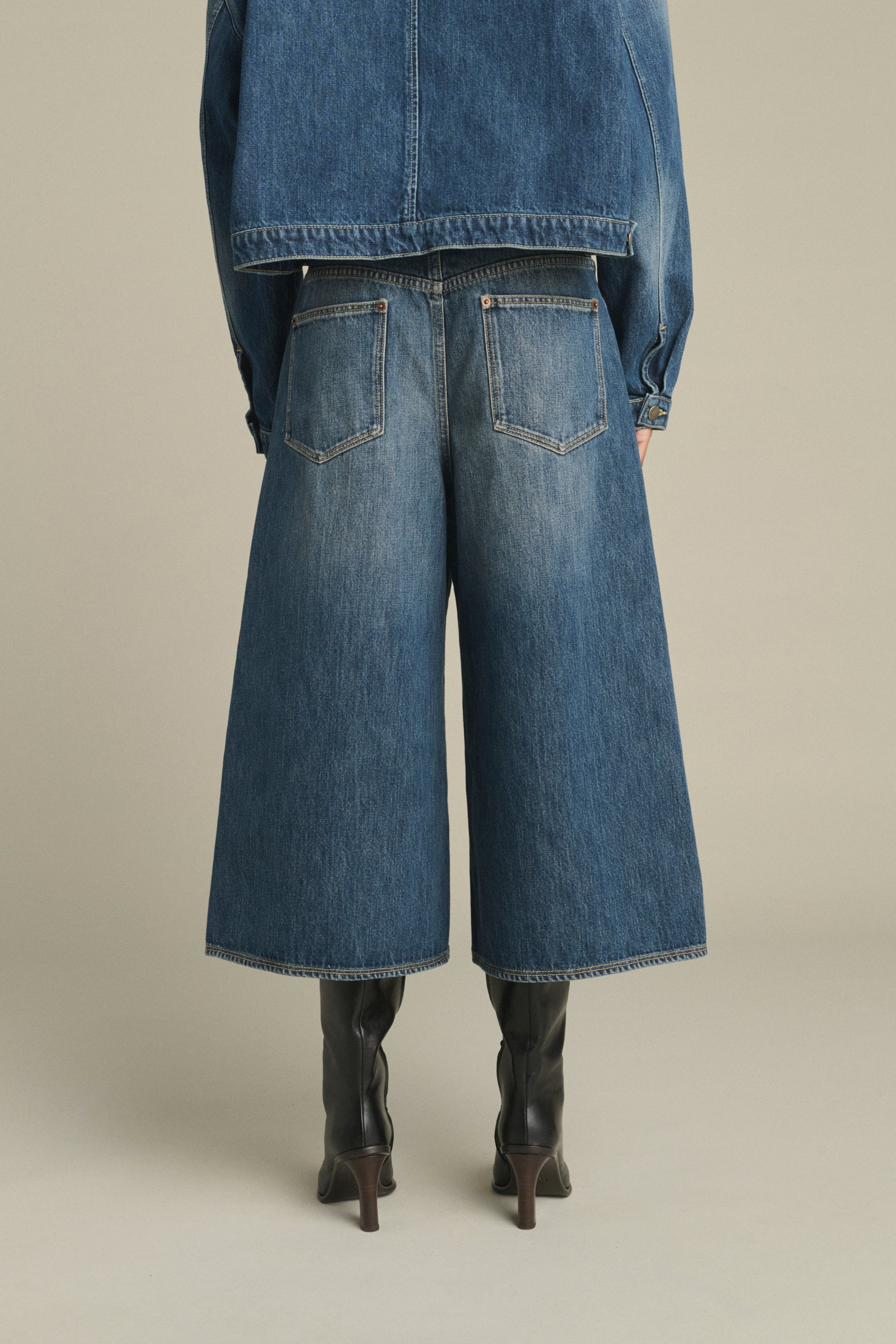 Bermuda Shorts JOYCE Denim Washed Blue