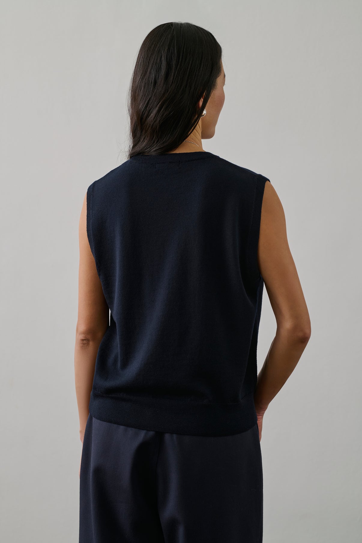 Pull Fargo - Navy - Laine - Femme vue 4