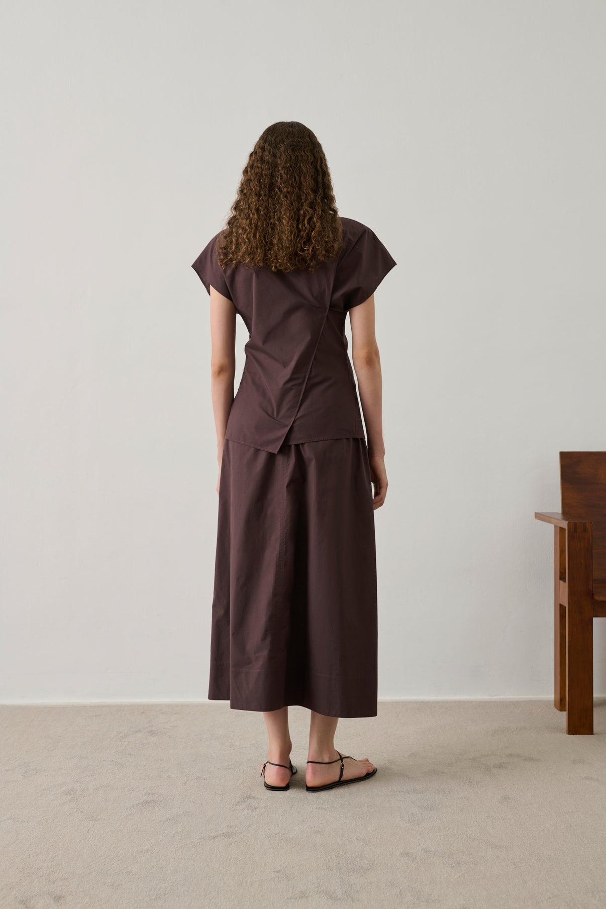 Jupe Agadir - Figue - Coton - Femme vue 2