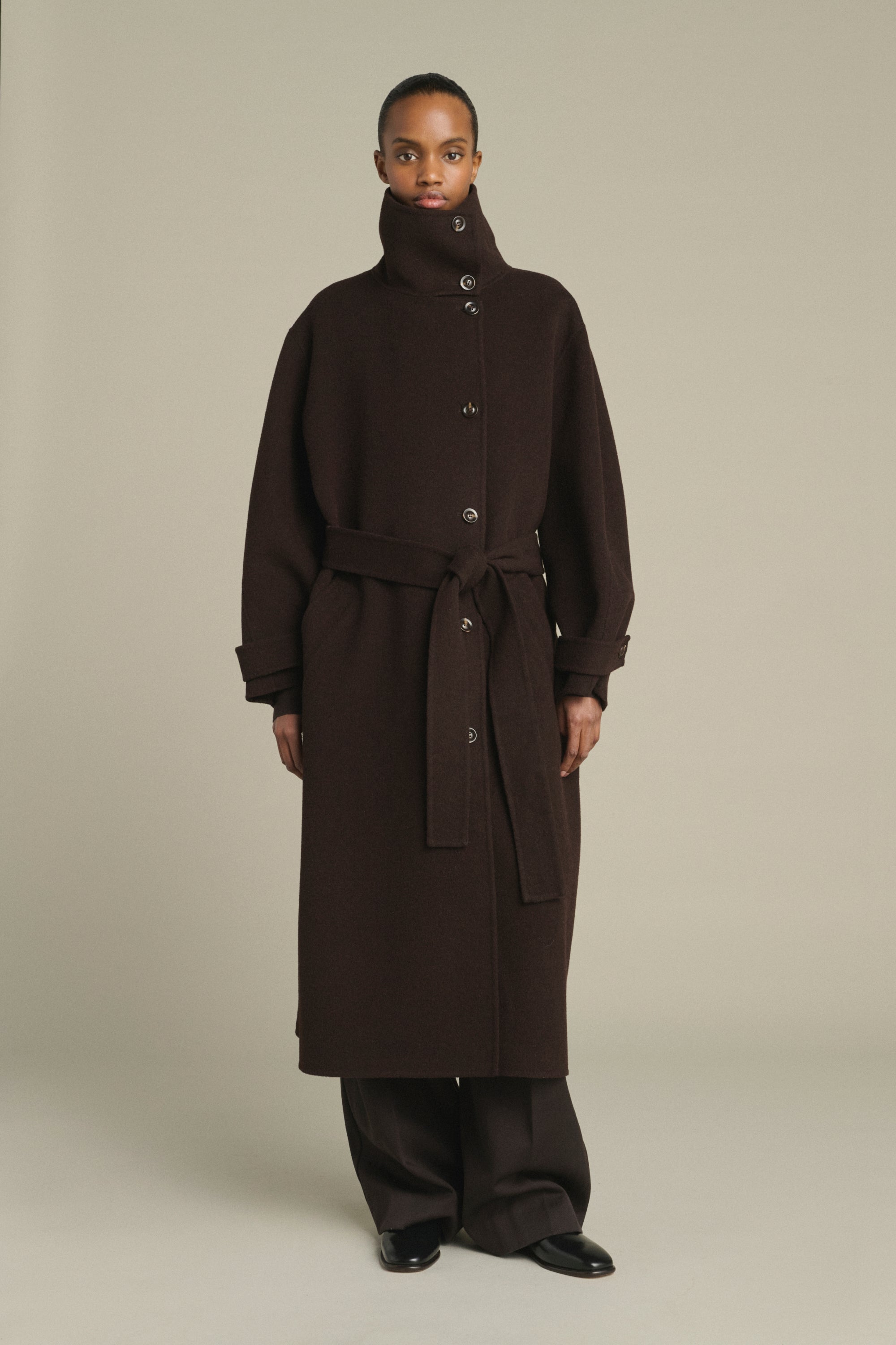 Coat JAMES Dark Brown