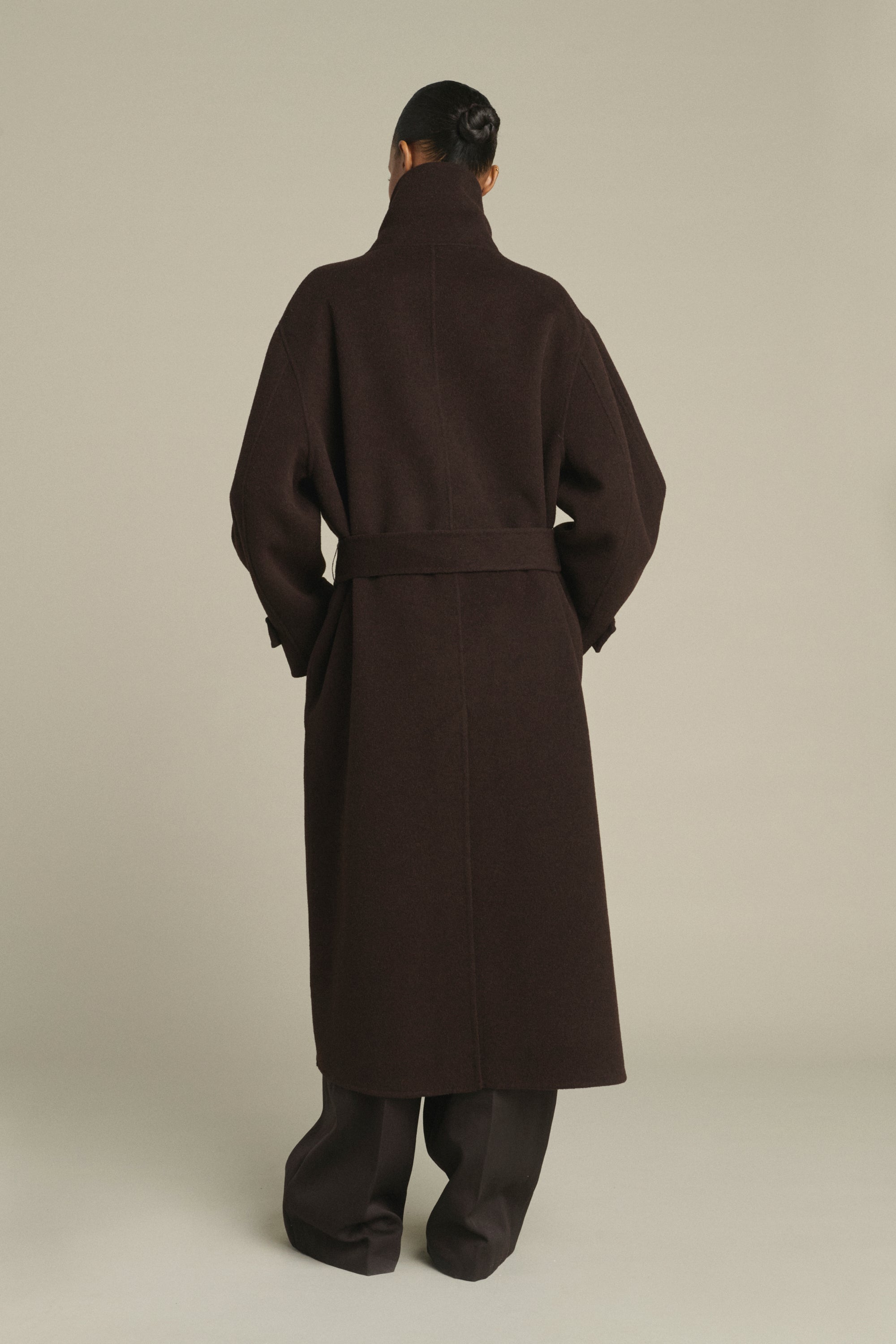 Coat JAMES Dark Brown