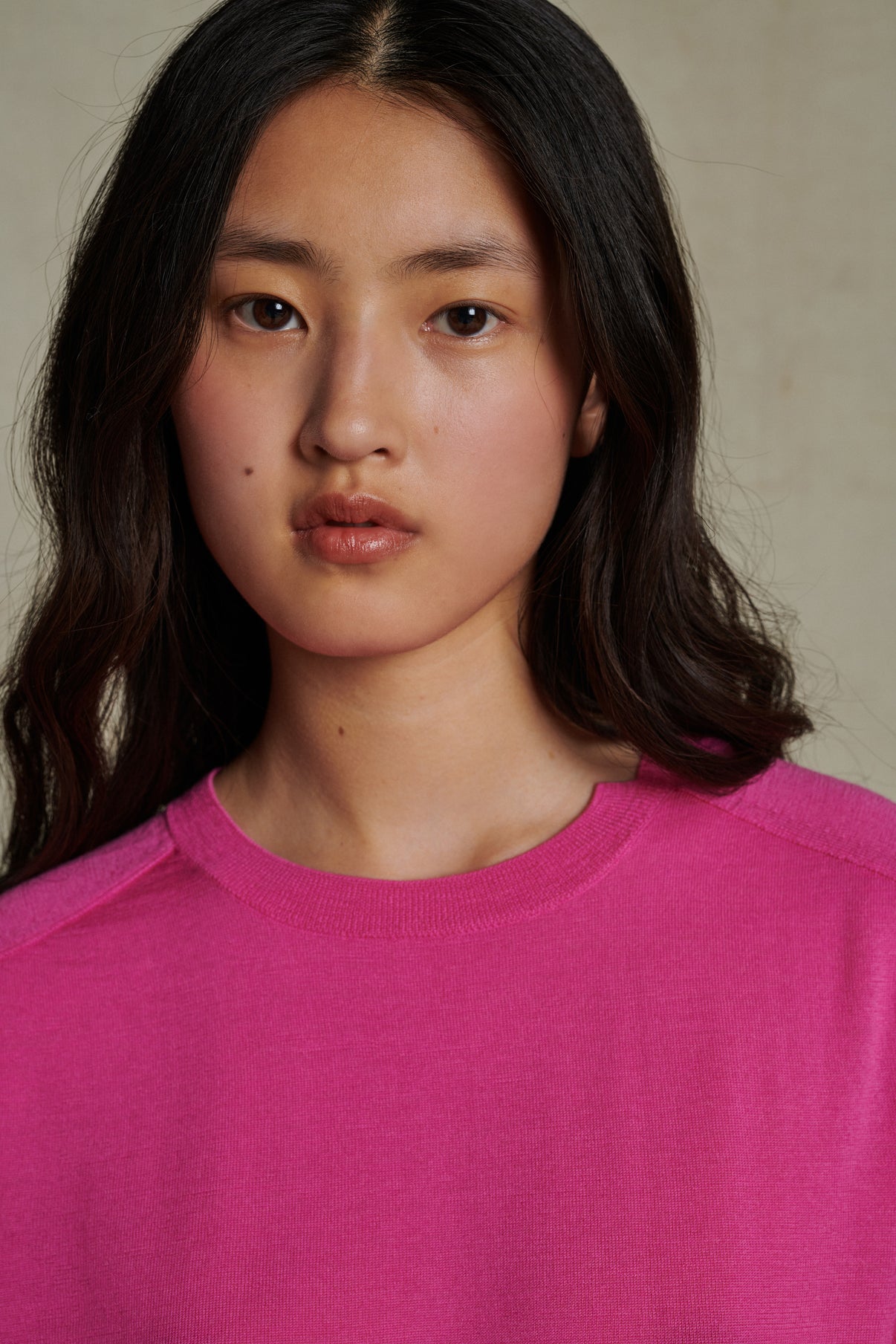 Pull Australie - Rose - Laine - Femme vue 4