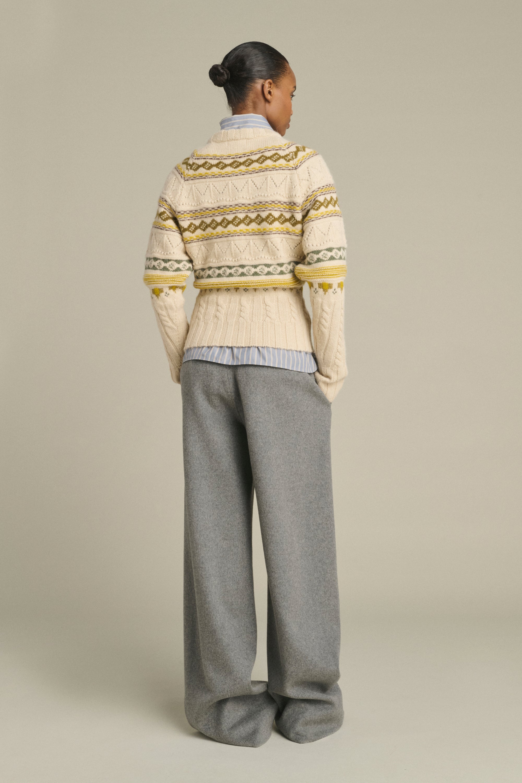 Sweater LUIS MULTICO Beige