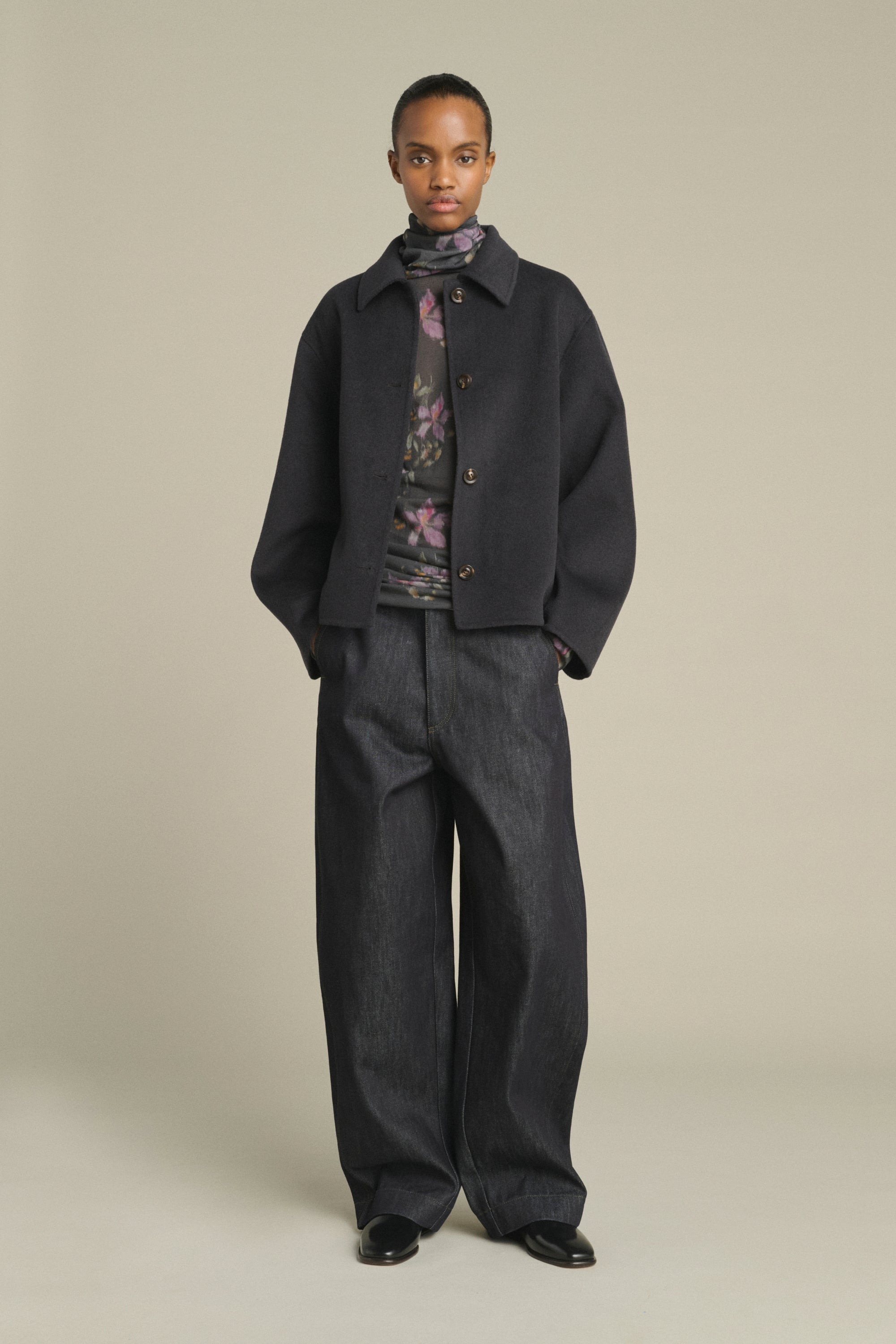 Coat GYODA Charcoal