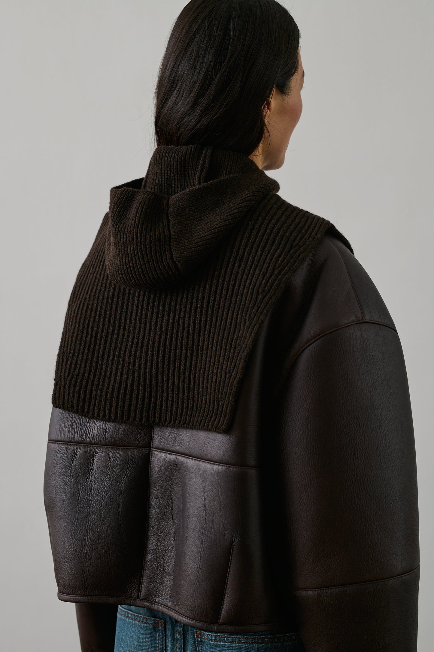 Cagoule Sud - Chocolat - Laine - Femme