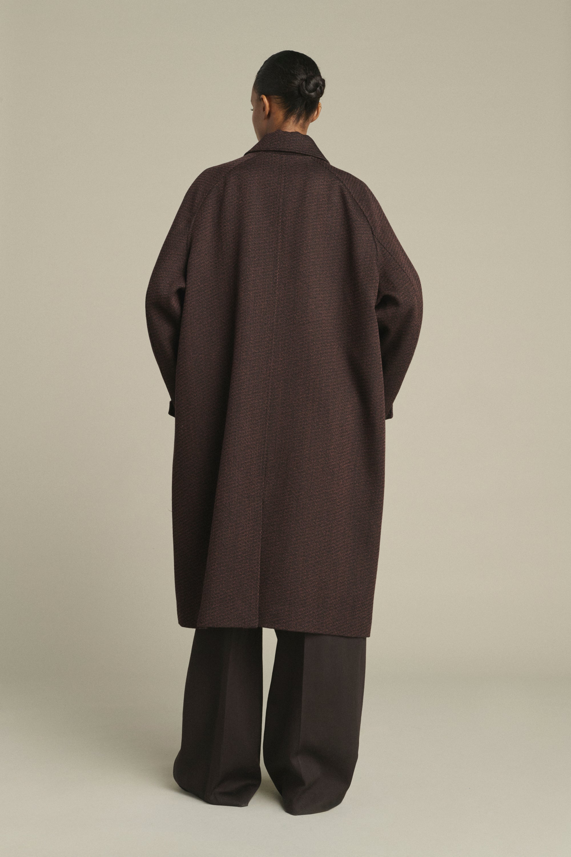 Coat LEANDRE Brown/Black