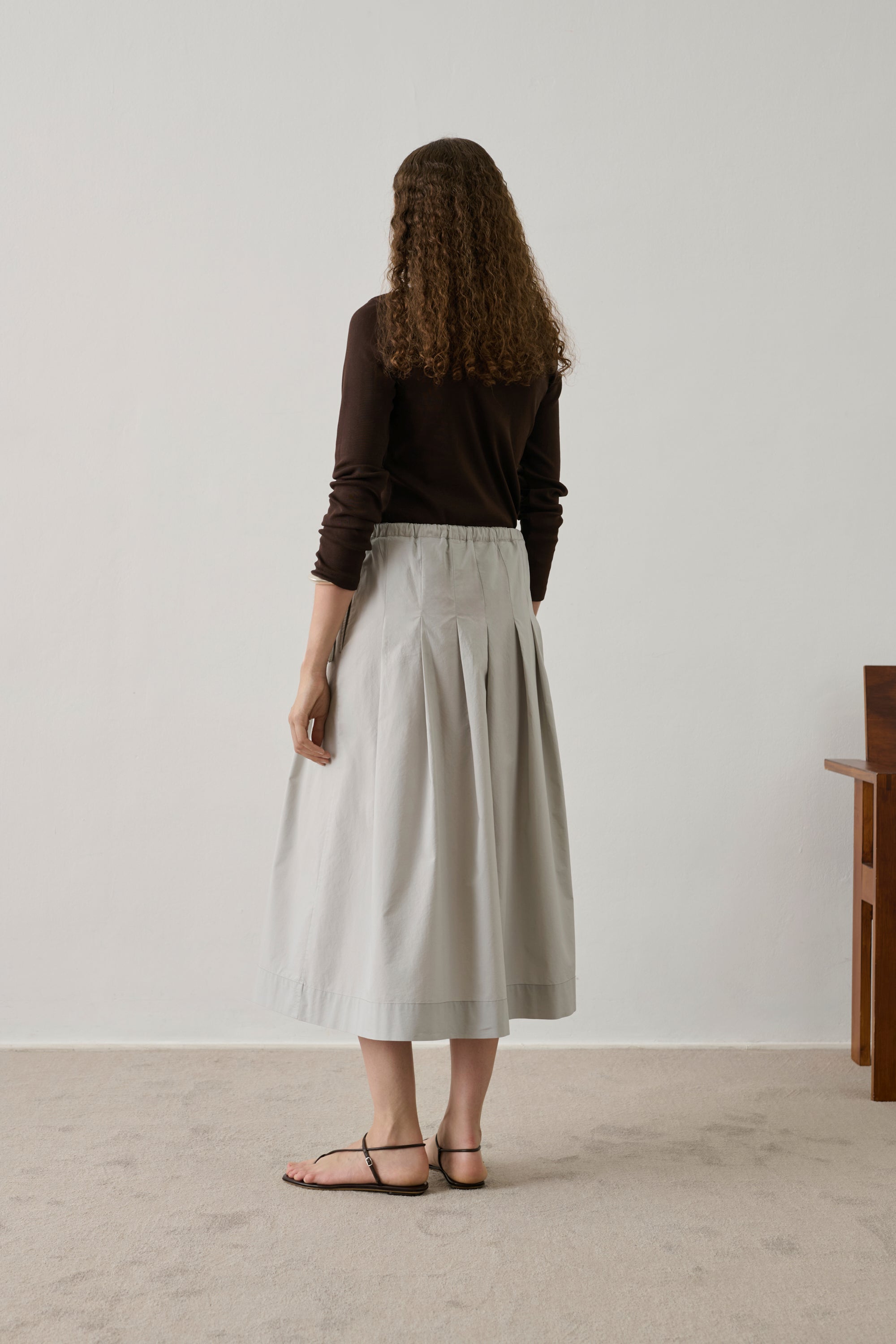 Skirt AMALIA Light Gray