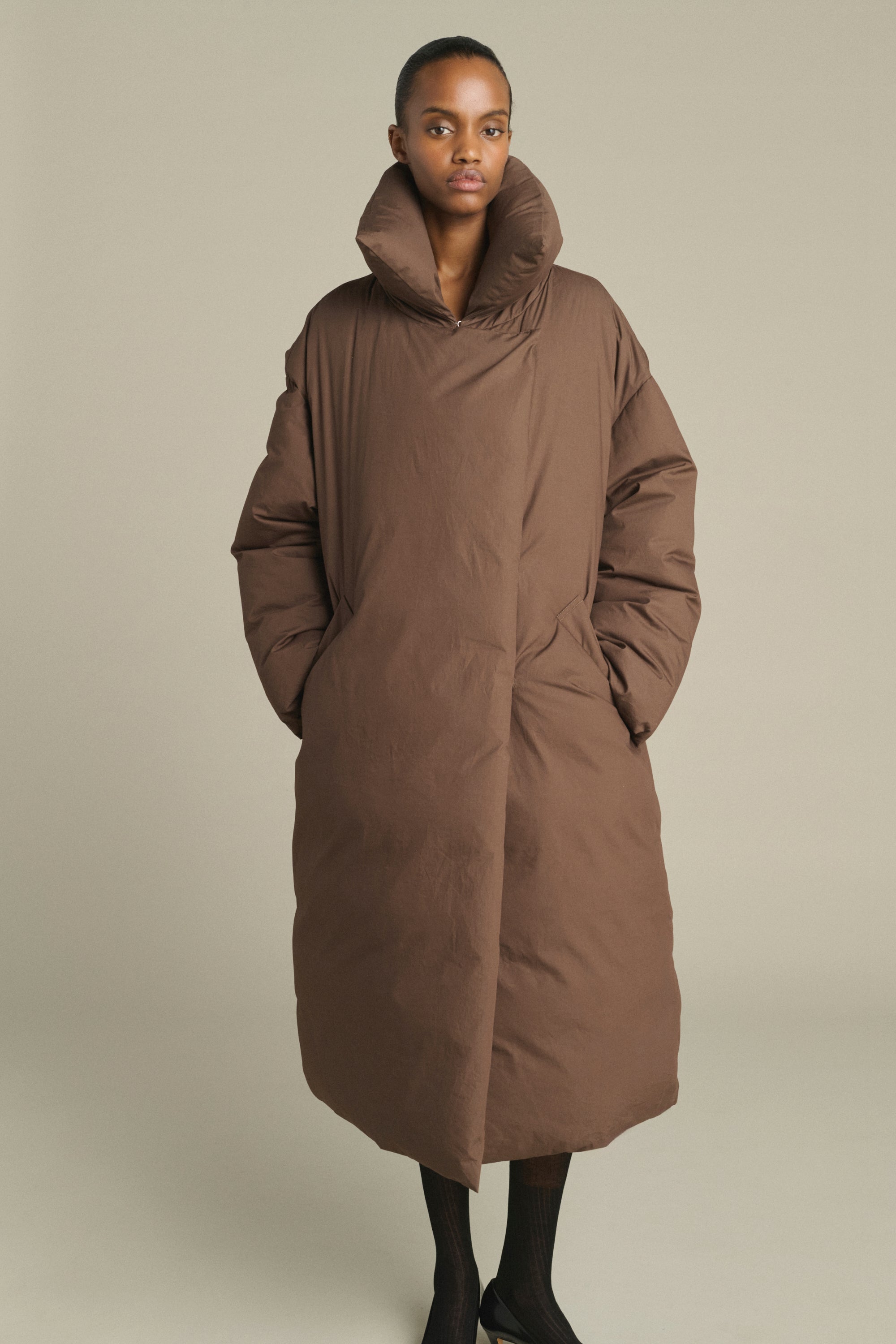 Puffer Jacket KELVIN Brown