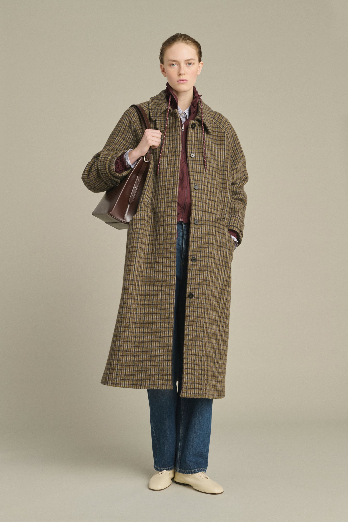 Manteau Berlin - Gris/Kaki - Laine - Femme