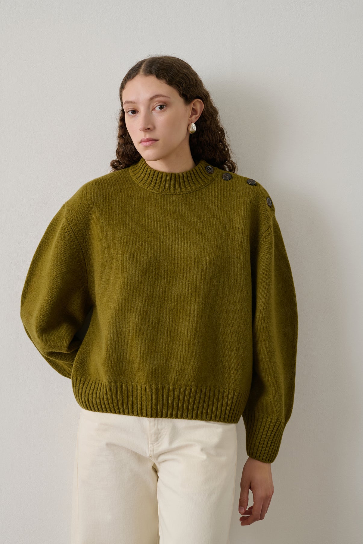Sacha Pullover Bronze Merino Wool Women