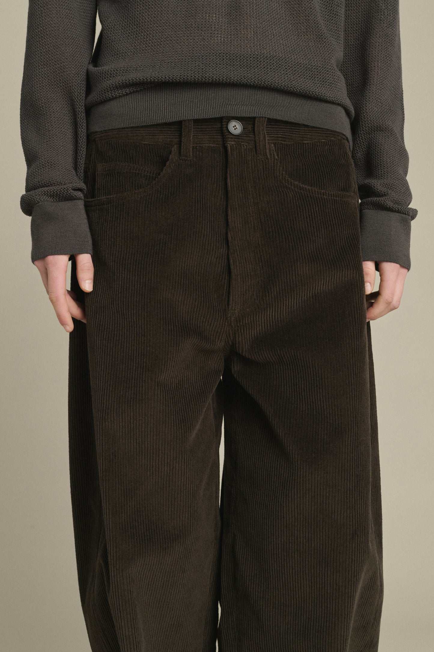Pantalón Gunther - Marrón Oscuro - Algodón - Mujer