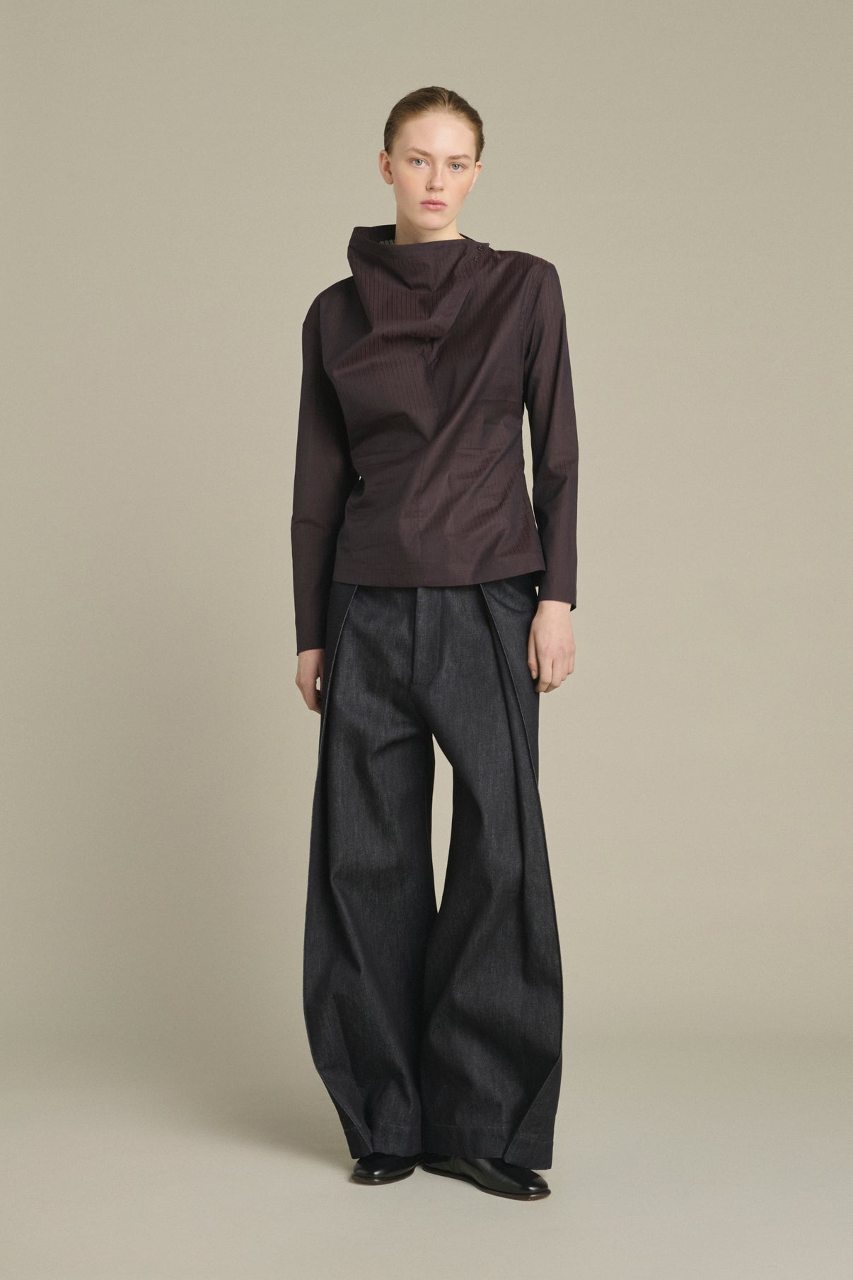 Blouse Lana - Figue/Marron - Coton - Femme vue 1