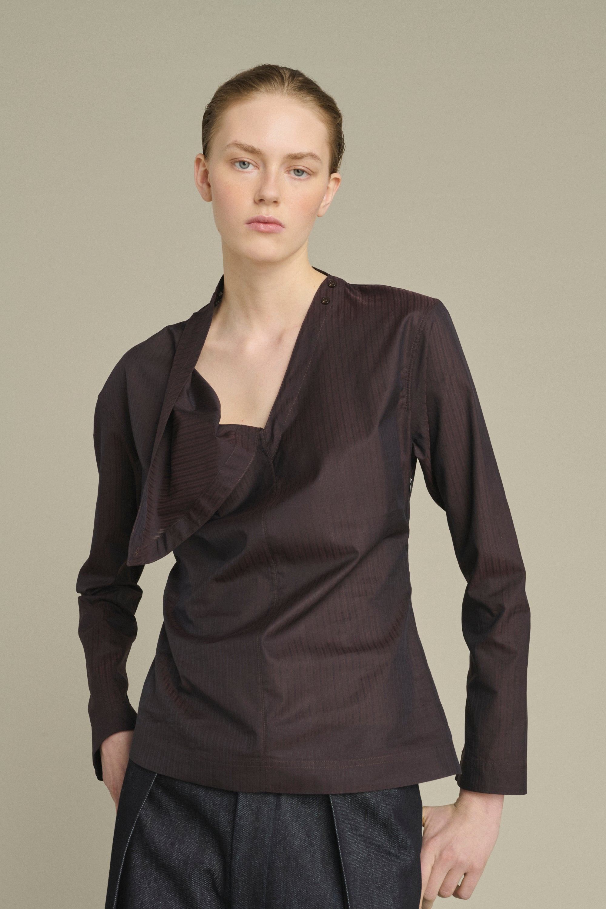 Blouse LANA Fig/Brown
