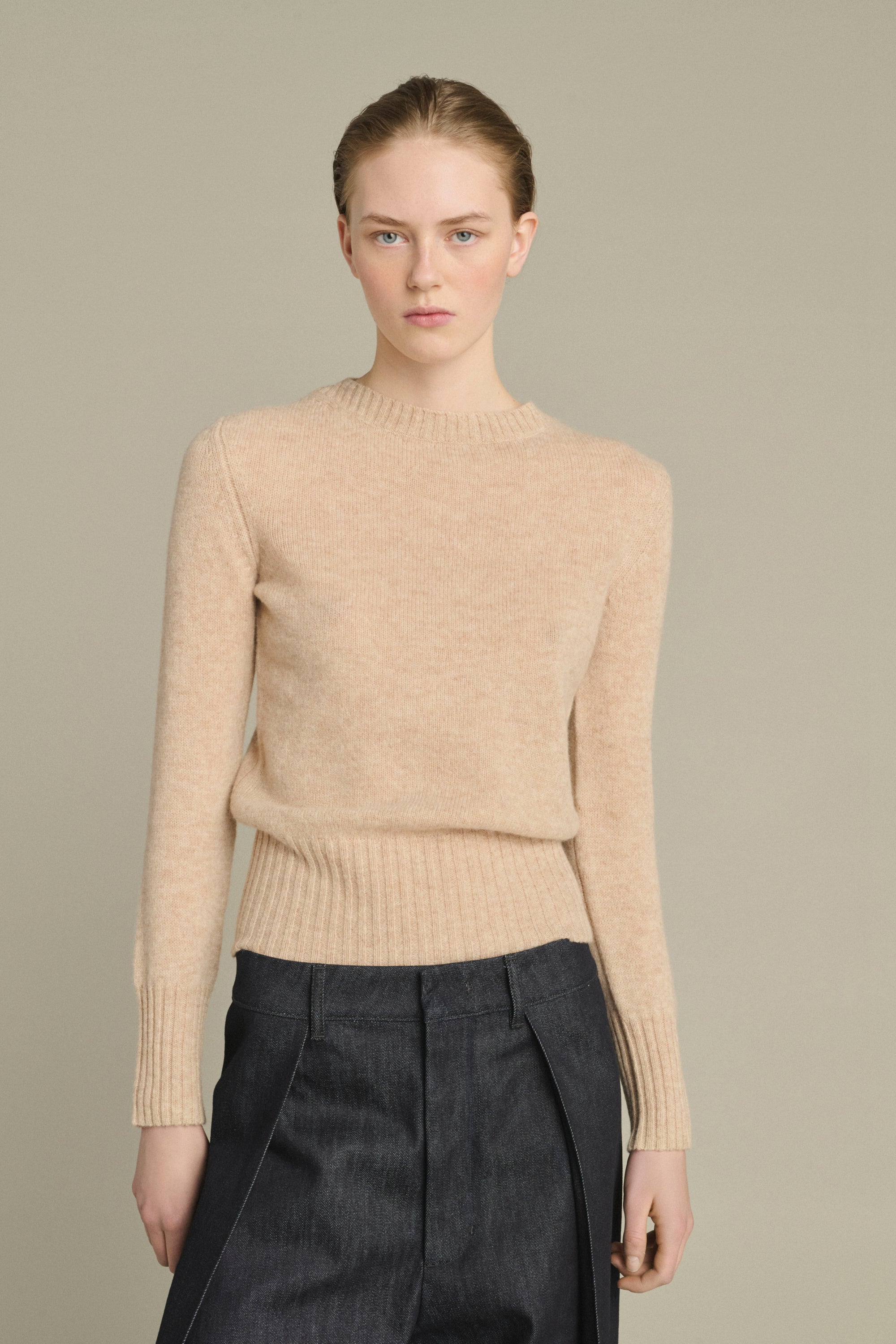 Sweater GIPSY Ecru Heathered