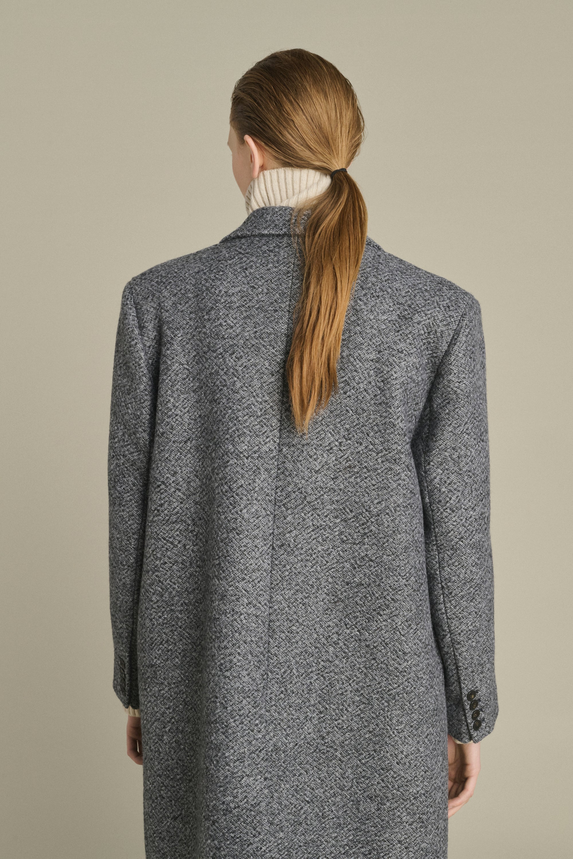 Coat LEON Gray/Black