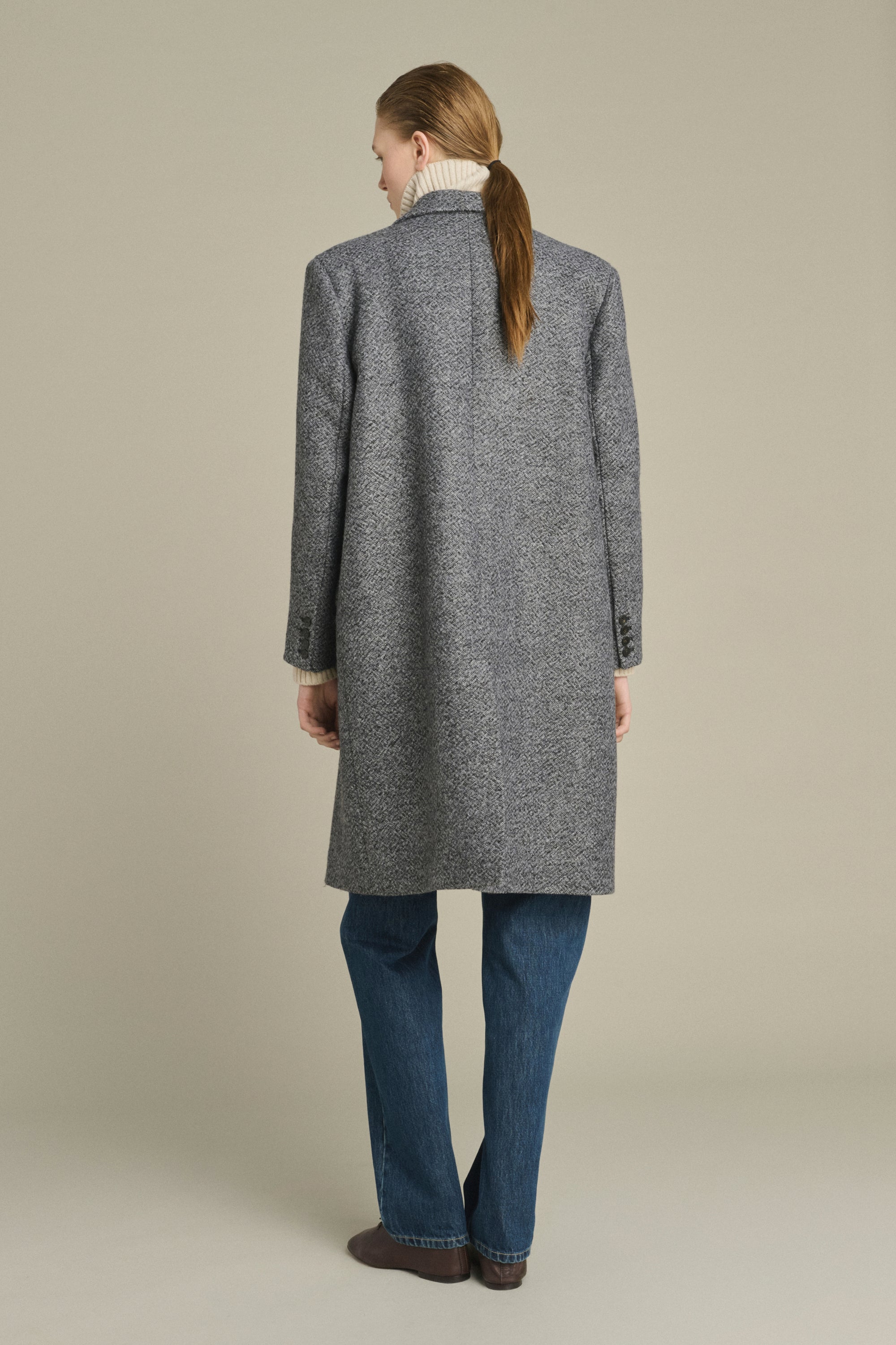 Coat LEON Gray/Black