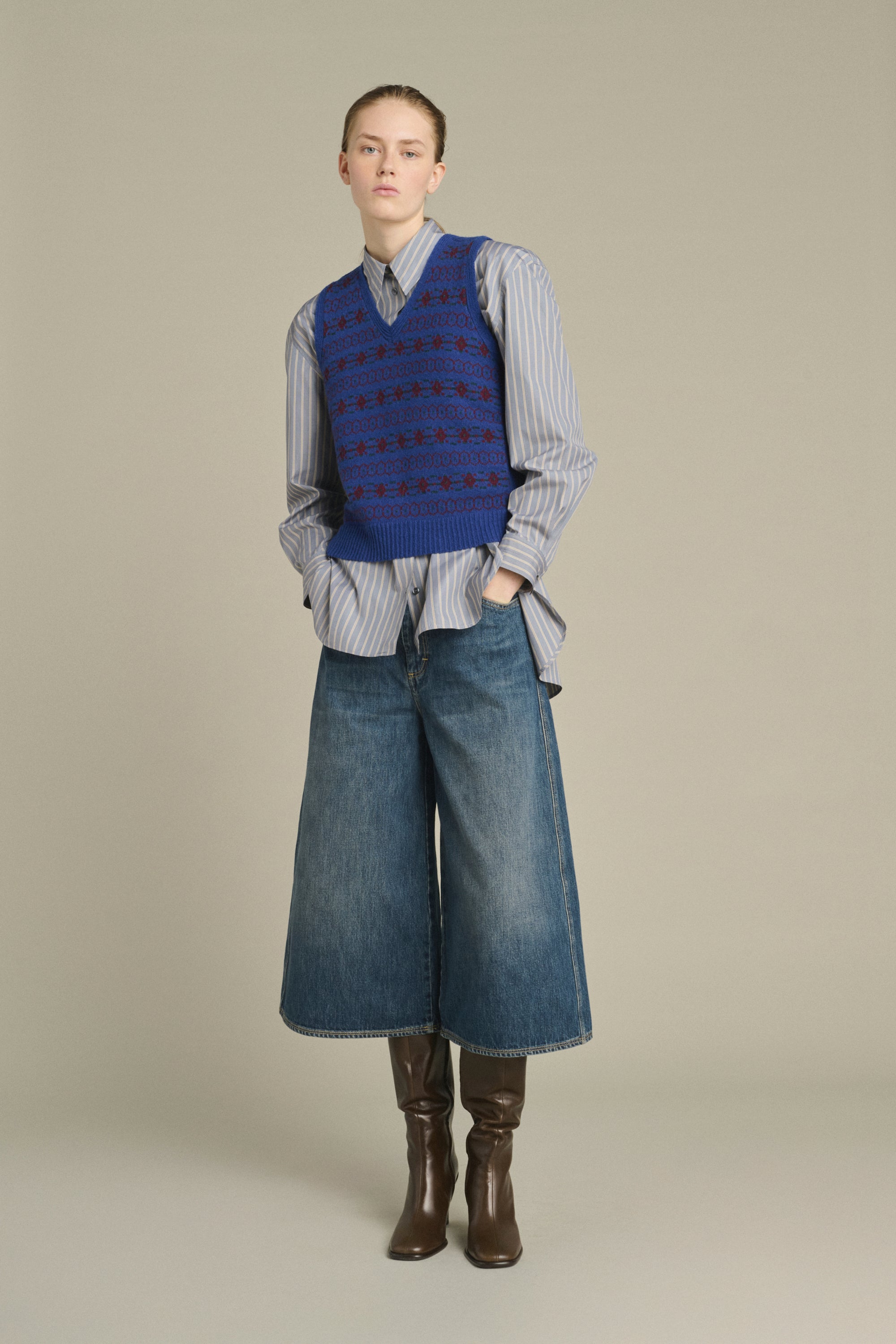 Sweater ILEANA MULTICO Purple