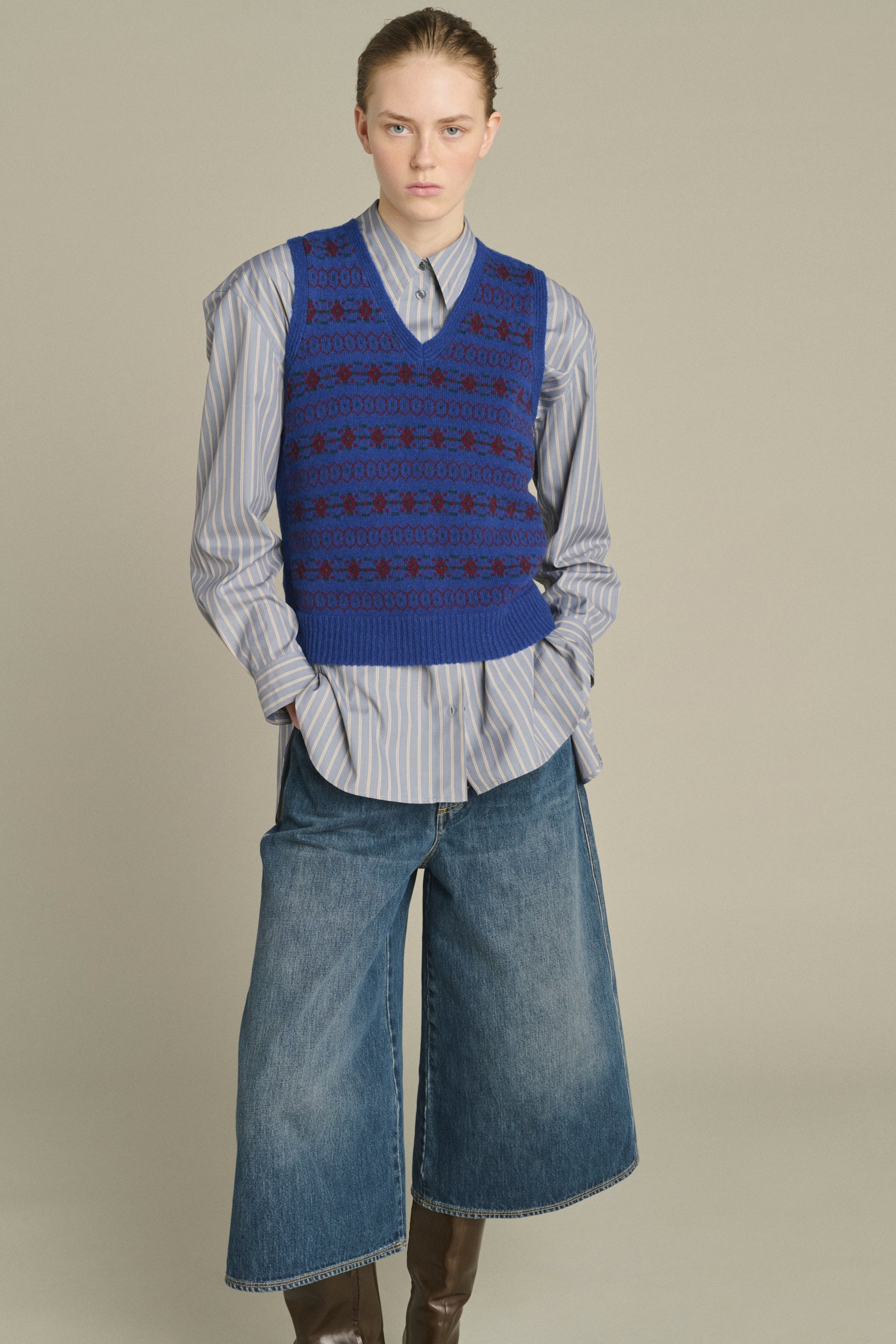 Sweater ILEANA MULTICO Purple