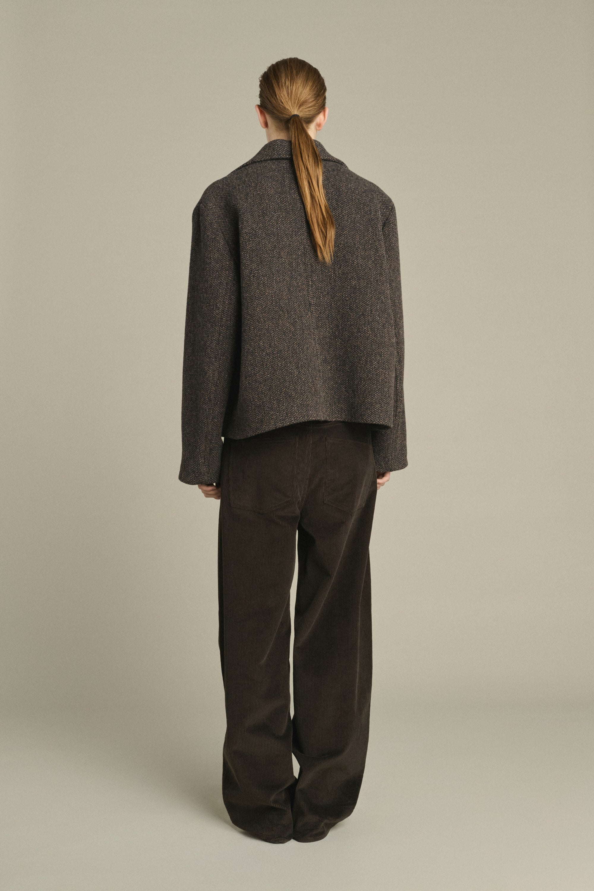 Coat JOSEPH Brown/Black