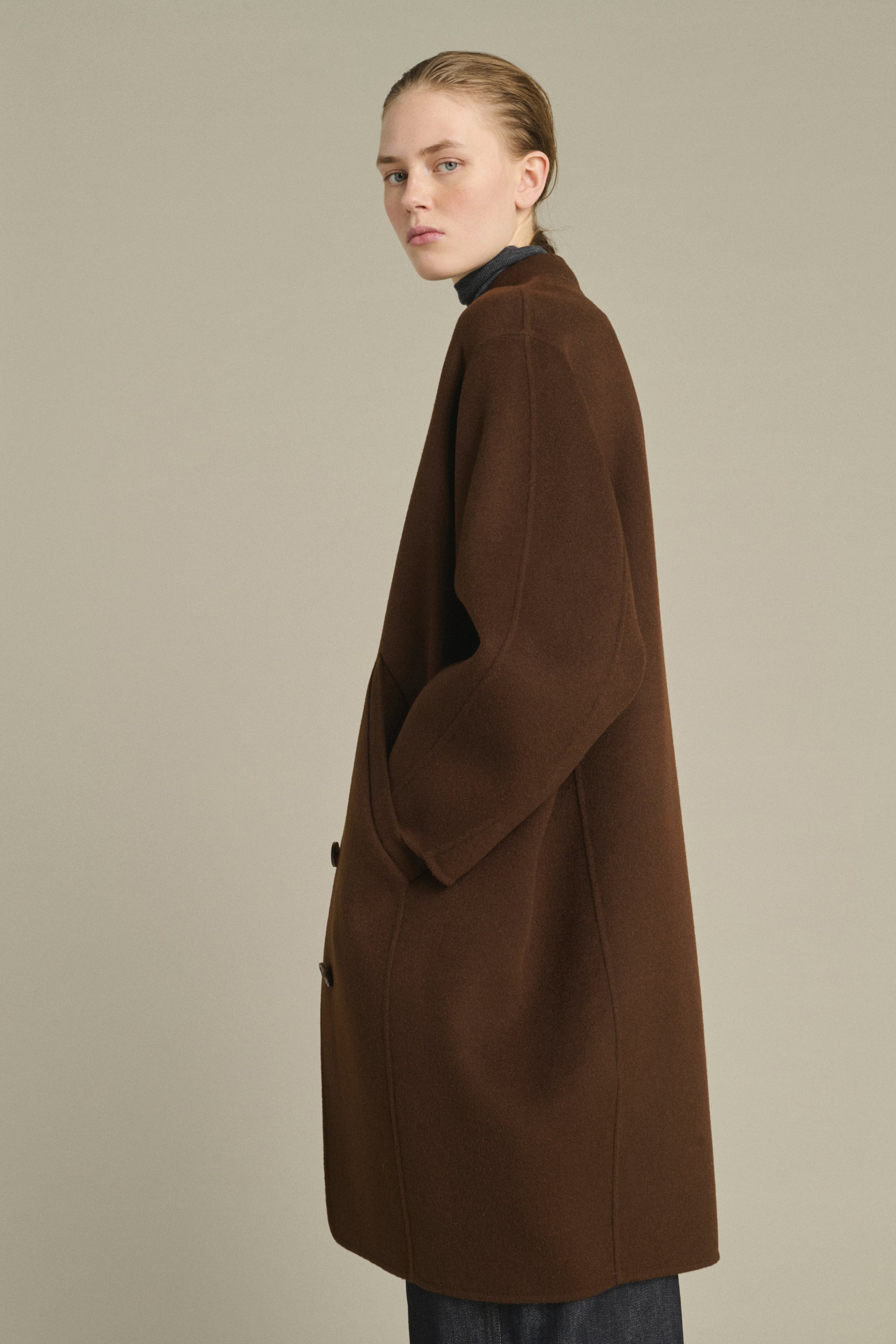 Coat BEAULIEU Chocolate