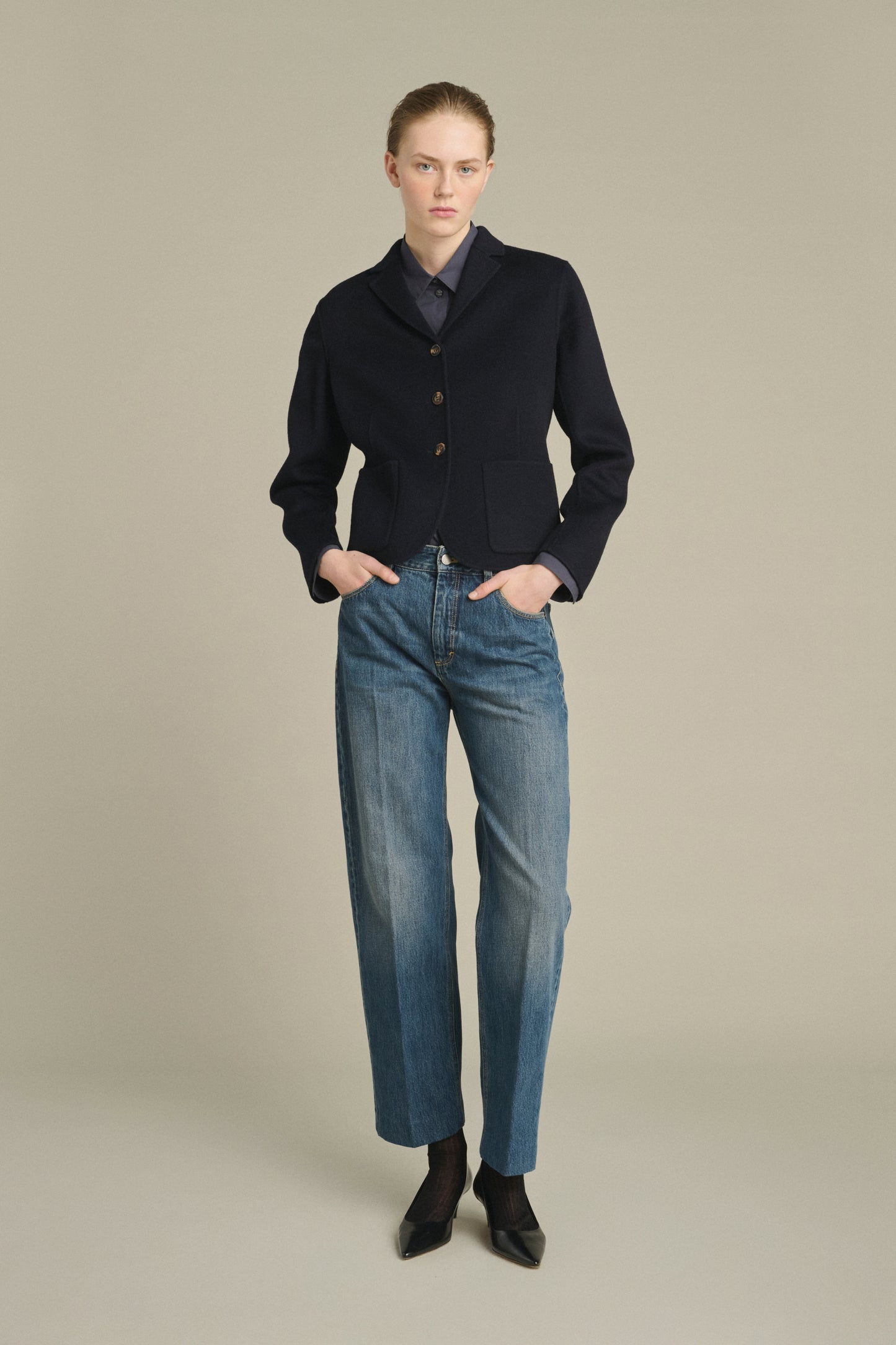 Veste Hespera - Deep Navy - Laine - Femme