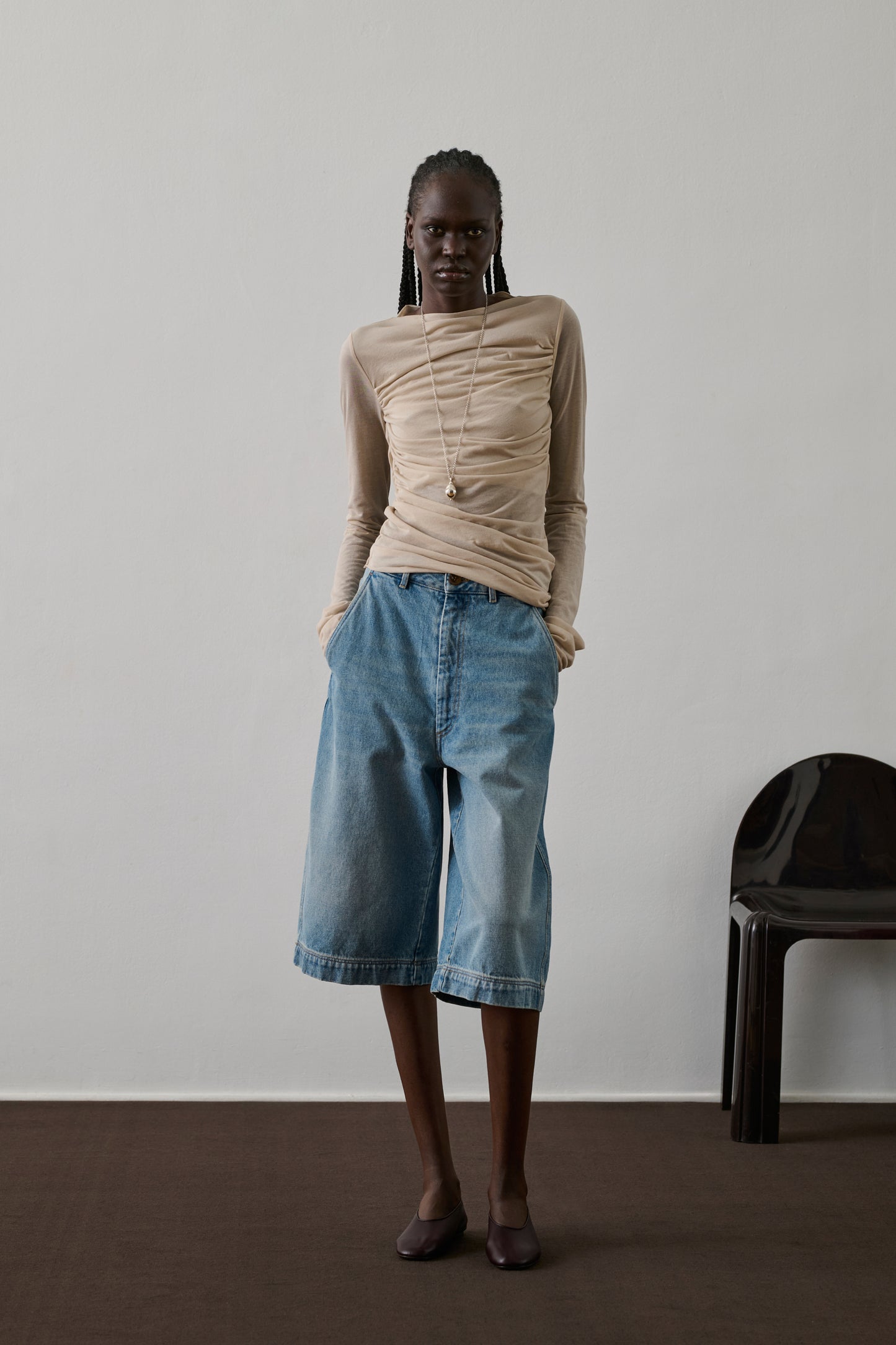 Tee-Shirt Gaia - Mastic - Coton - Femme