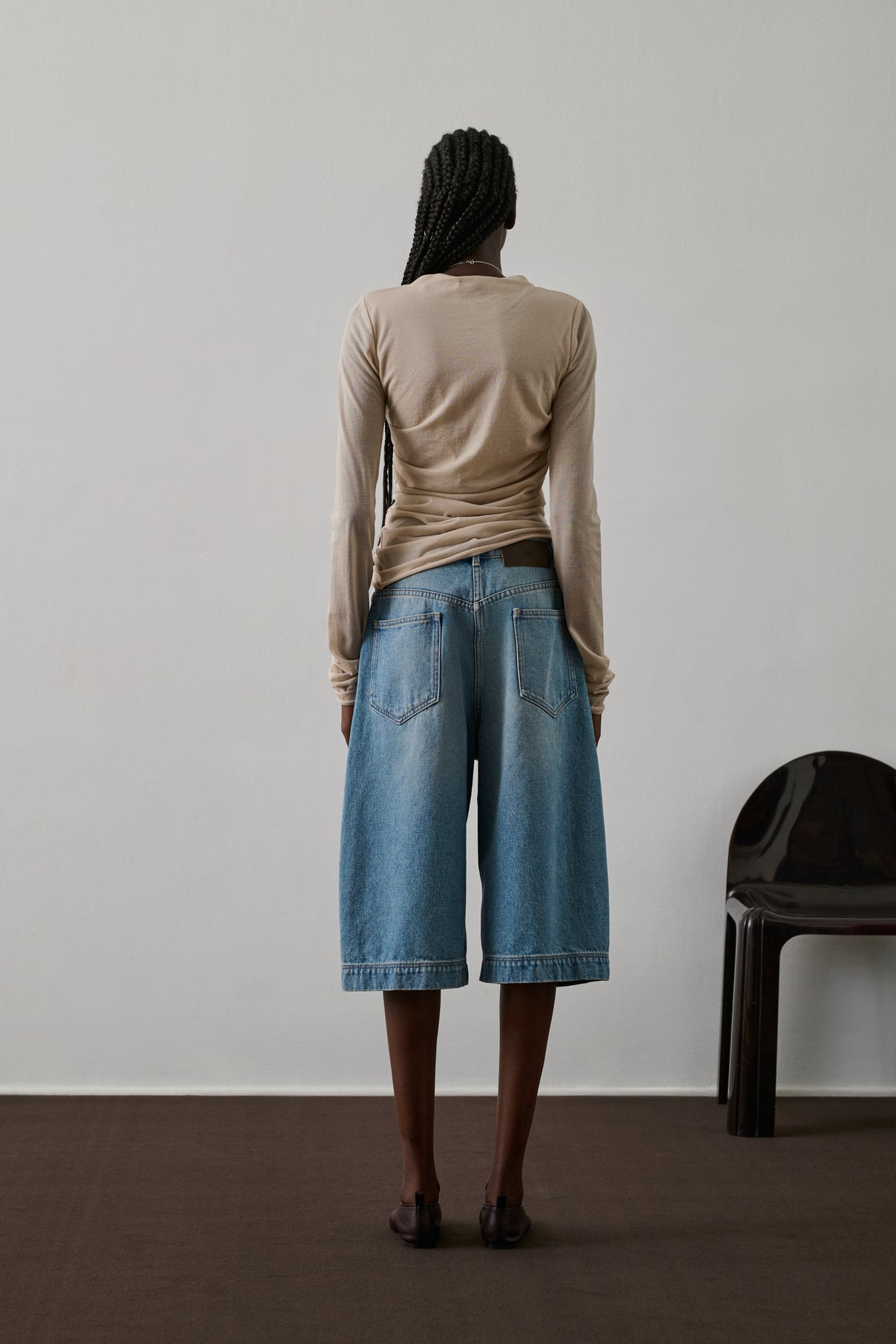 Tee-Shirt Gaia - Mastic - Coton - Femme vue 4