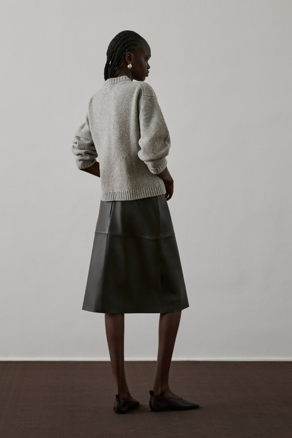 Cardigan Galileo - Gris Clair Chiné - Laine - Femme vue 5