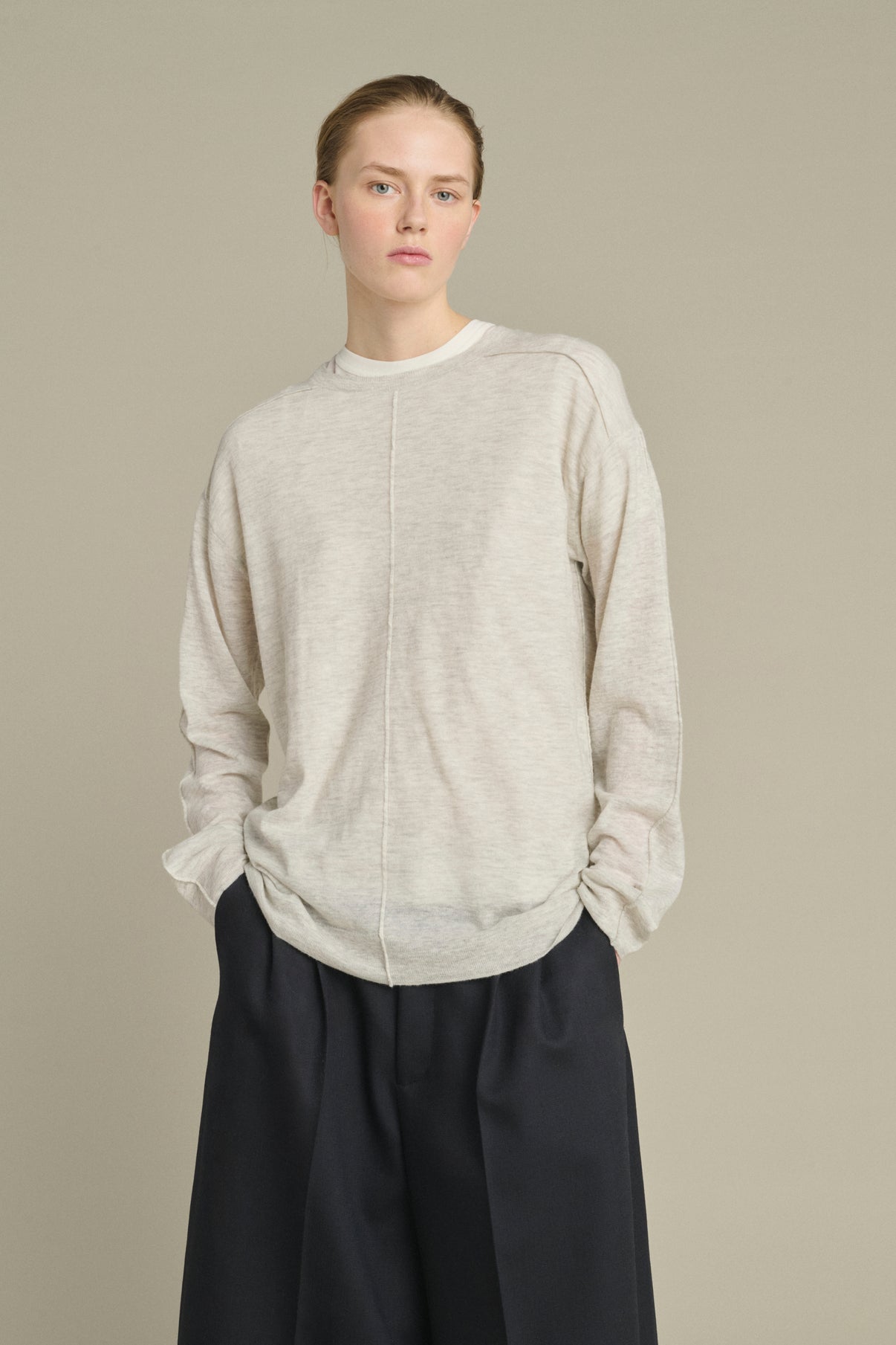 Jersey Khloe - Gris Claro - Mujer vue 3