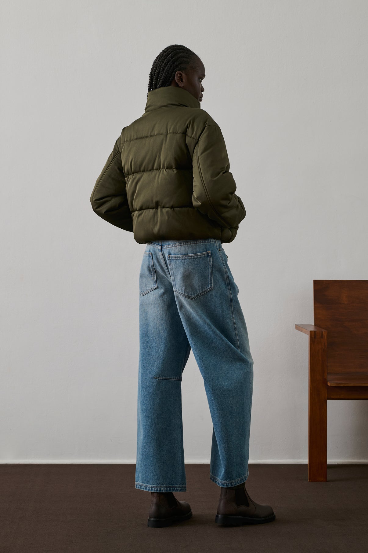 Doudoune Flore - Kaki - Femme vue 2