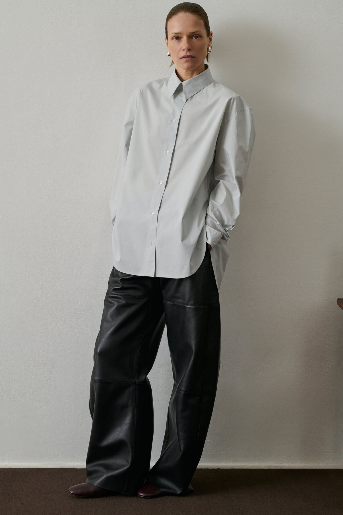 Chemise Grenade - Bleu Ciel - Coton - Femme vue 6