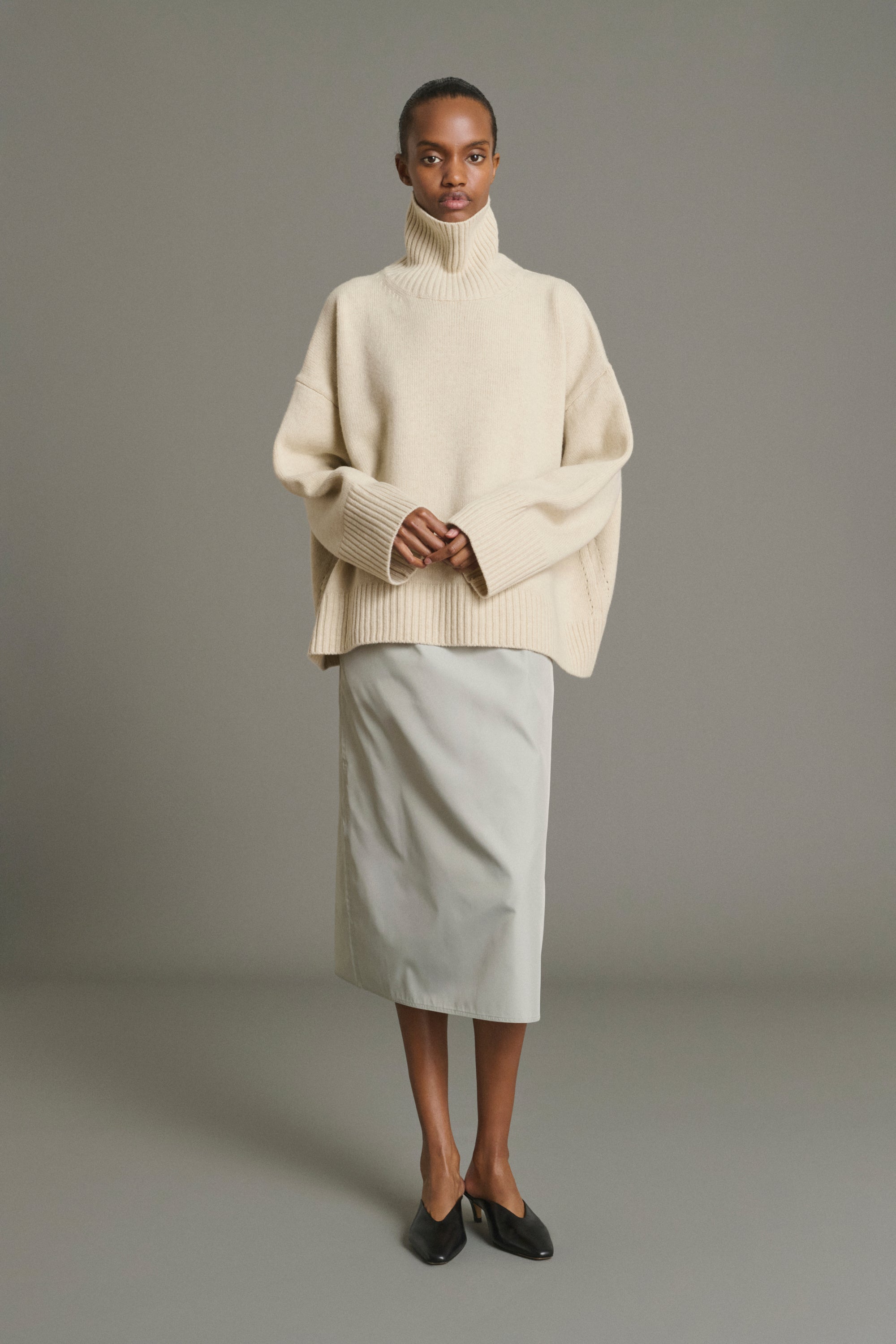 Sweater WILLIAM Ecru Heathered