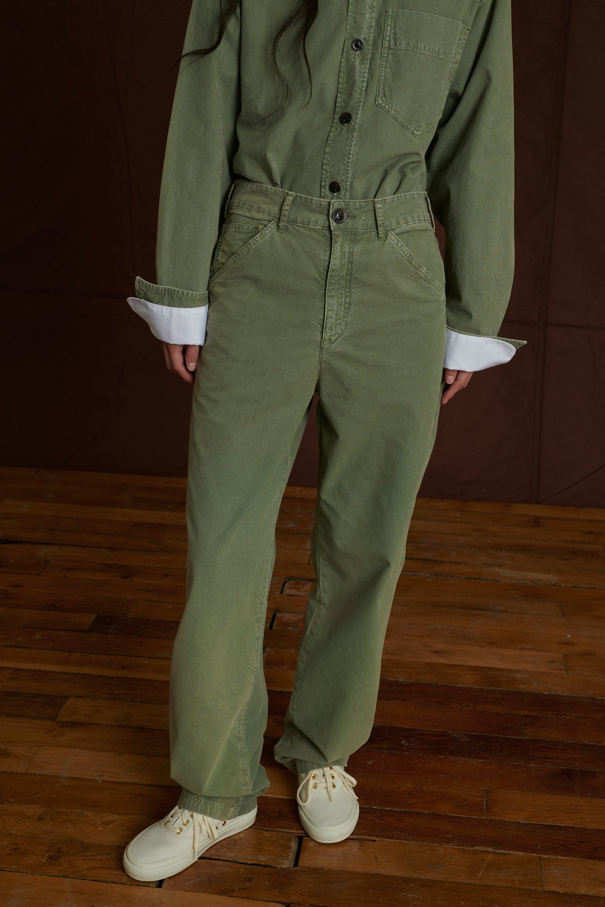 Jean Napoleon - Vert D'Eau - Coton - Femme vue 3