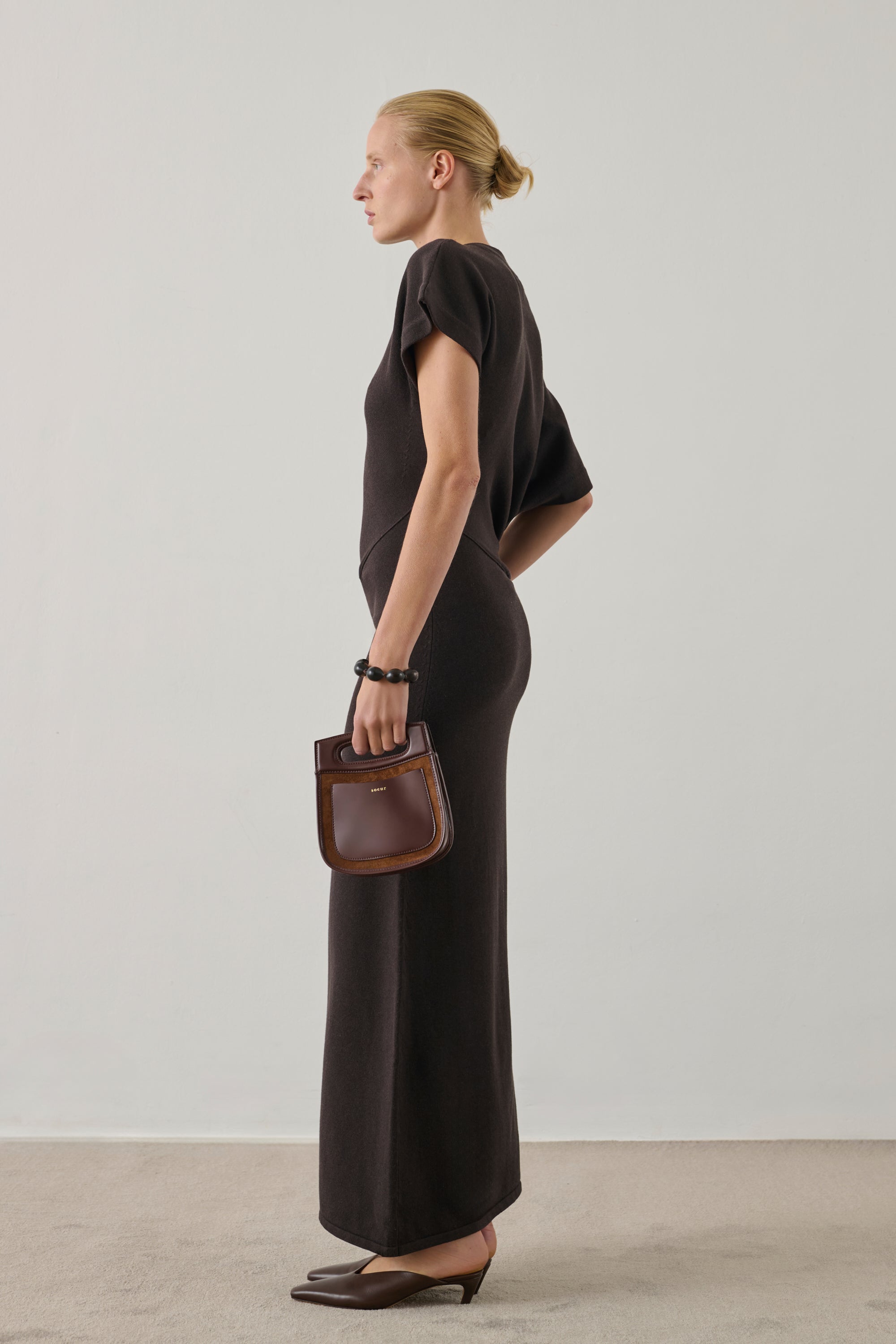 Soeur CHERI MINI レザーハンドバッグ Cheri Bag - Black Leather Iconic Women's - Soeur