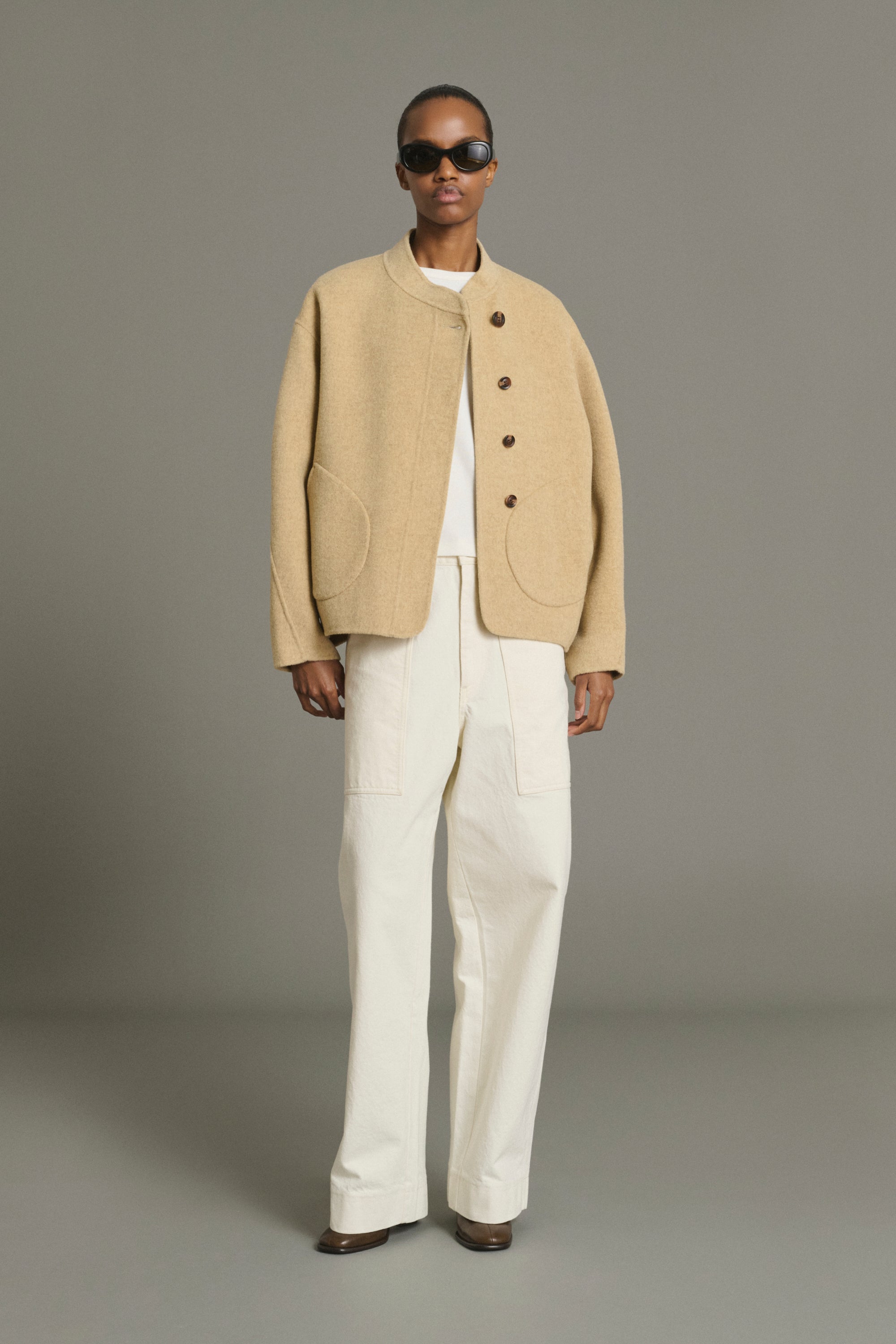 Coat WINDSOR Heather Beige