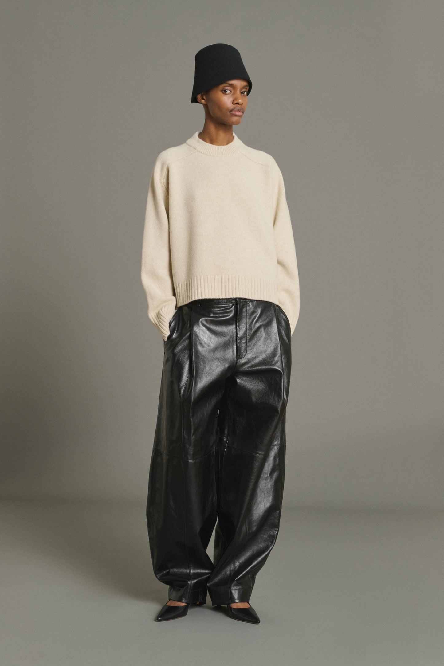 Jersey Will - Crudo jaspeado - Lana merino - Mujer