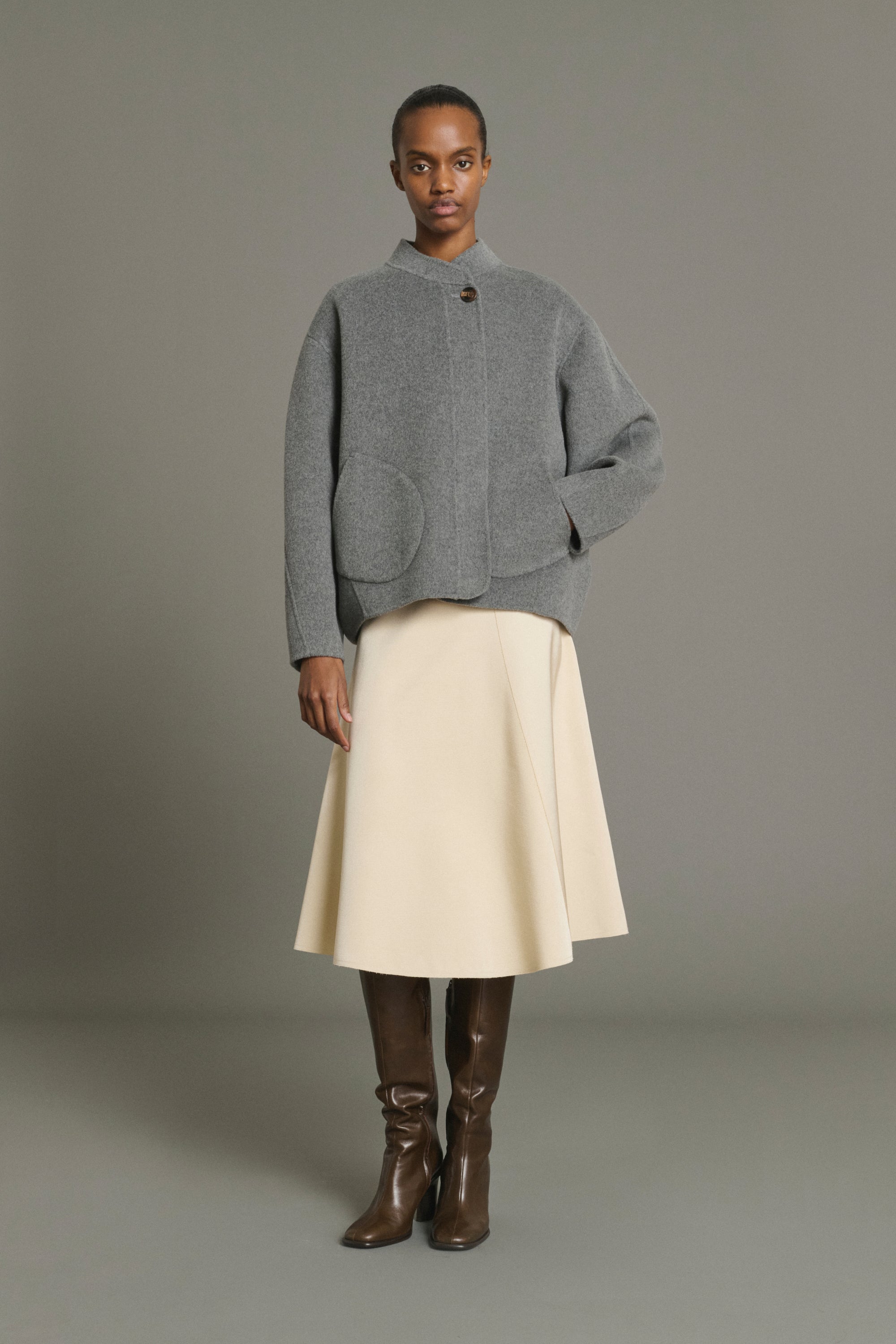Coat WINDSOR Light Gray