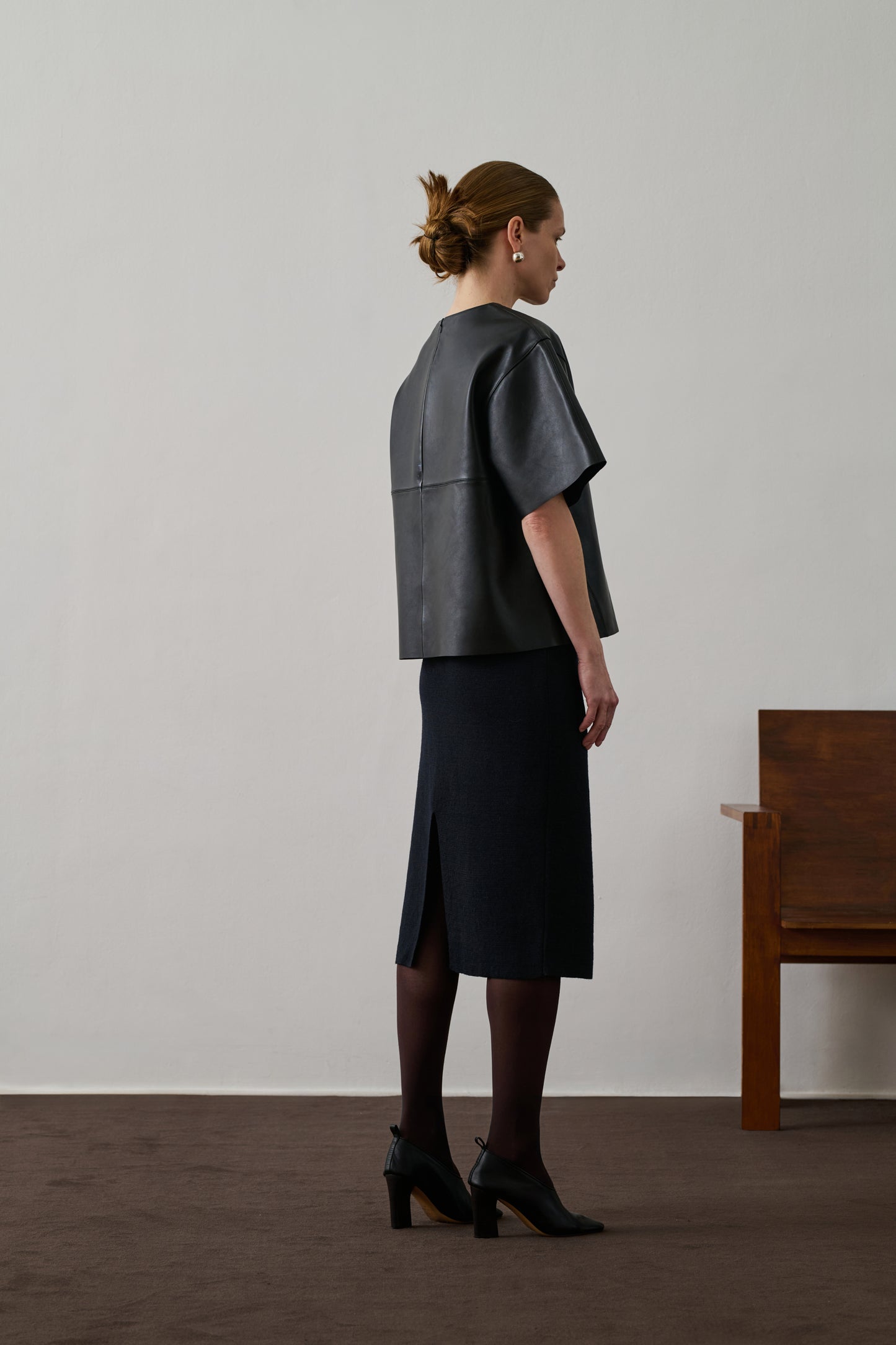 Jupe Fabia - Navy - Laine - Femme